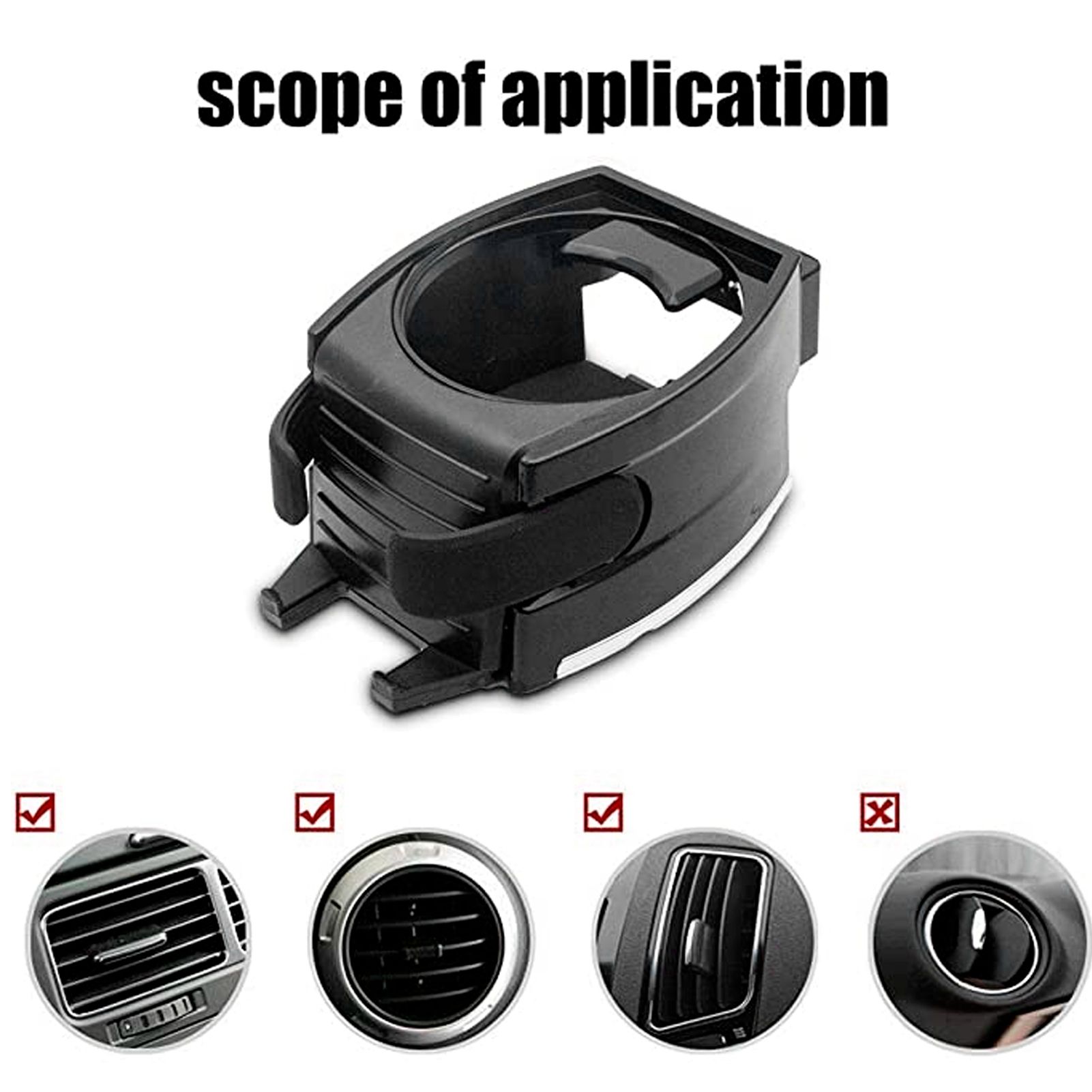 Air Vent Cup Holder Organizer Universal Drink Bottle Rack Stand Car Vehicle view 15