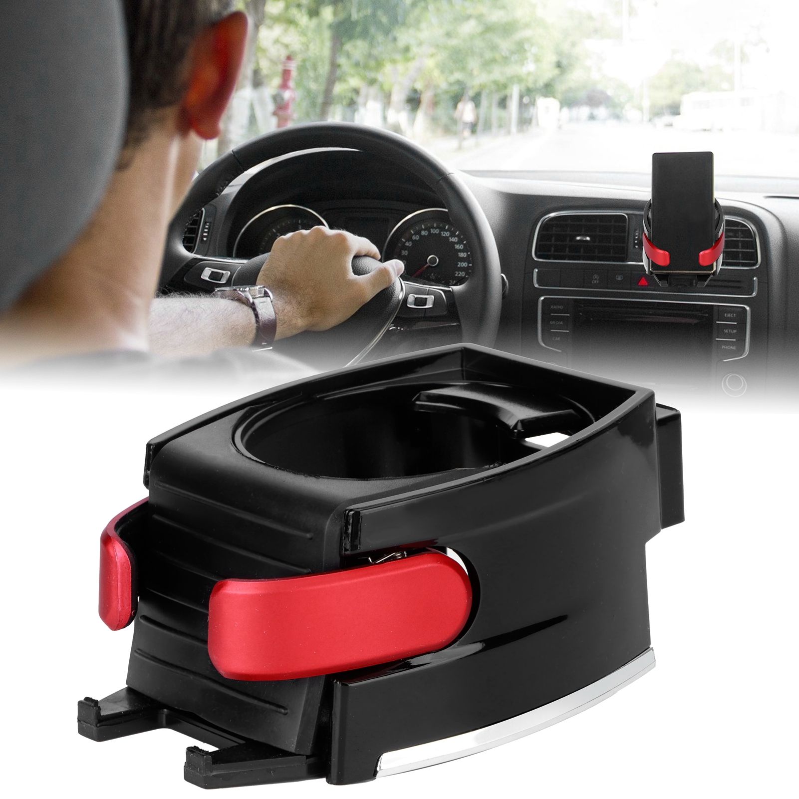 Air Vent Cup Holder Organizer Universal Drink Bottle Rack Stand Car Vehicle view 10