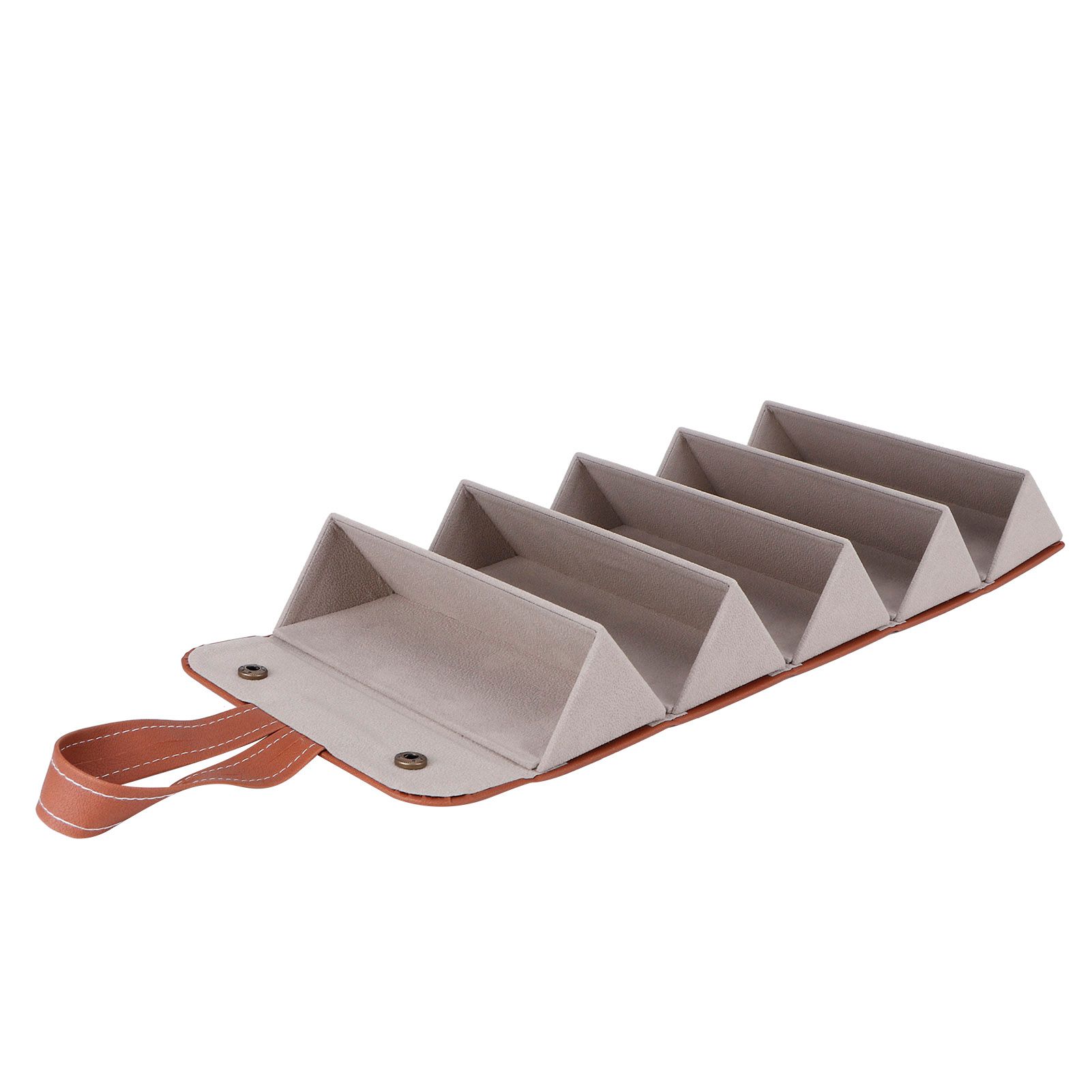 5‑Slot Travel Sunglasses Organizer Eyeglasses Storage Case Box Hanging Glasses view 5