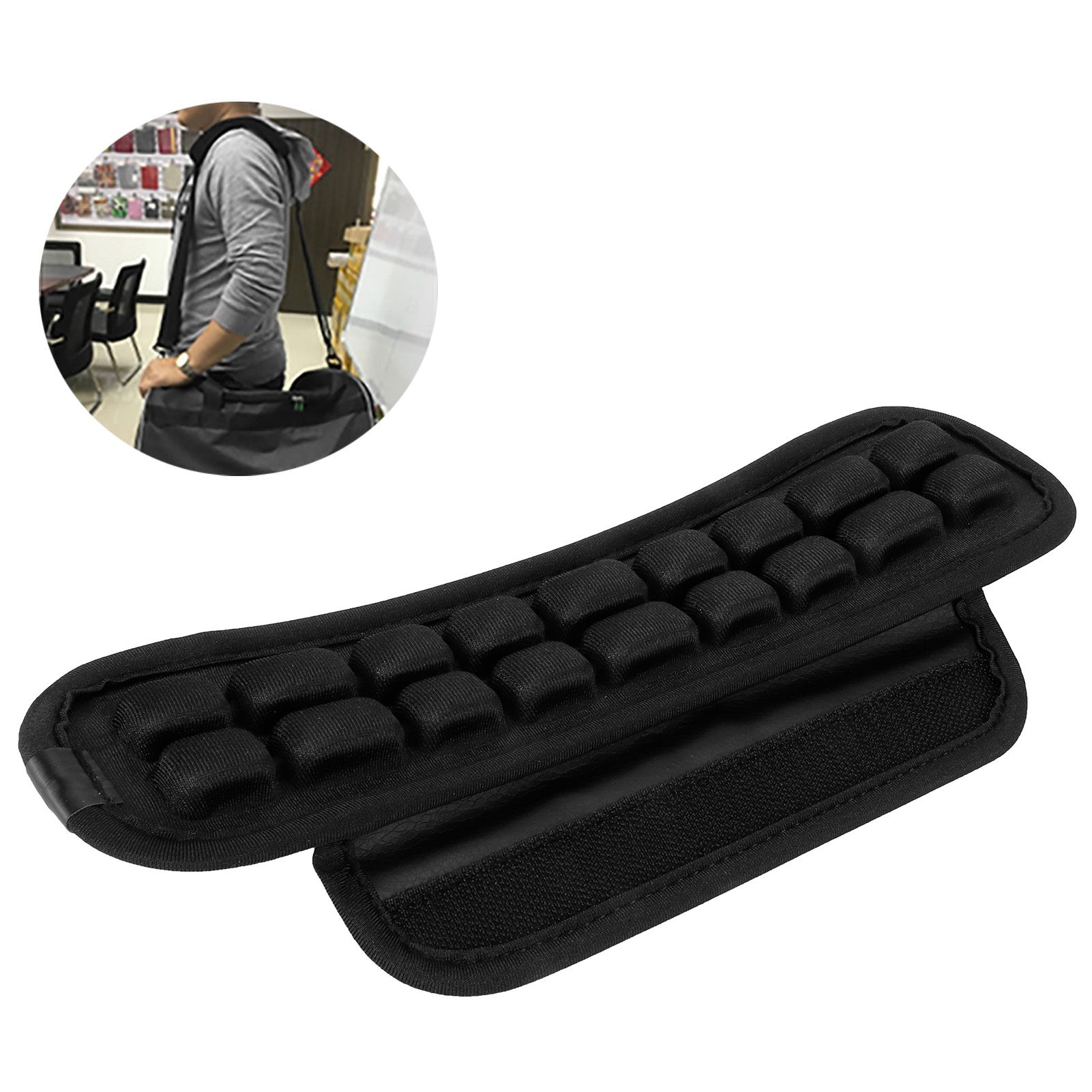 Shoulder Strap Pads Non Slip Guitar Strap Decompression Cushion for Backpack view 9