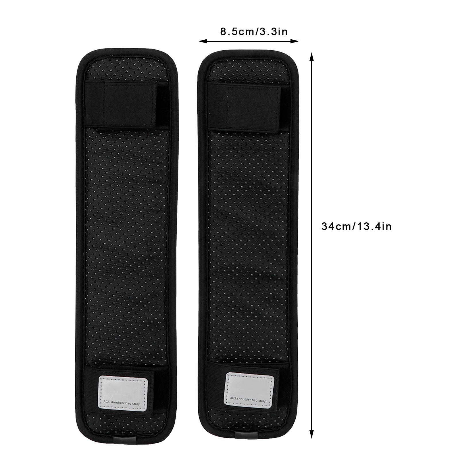 2Pcs Infrared Shoulder Strap Pad Detachable Backpack Decompression Belt view 14