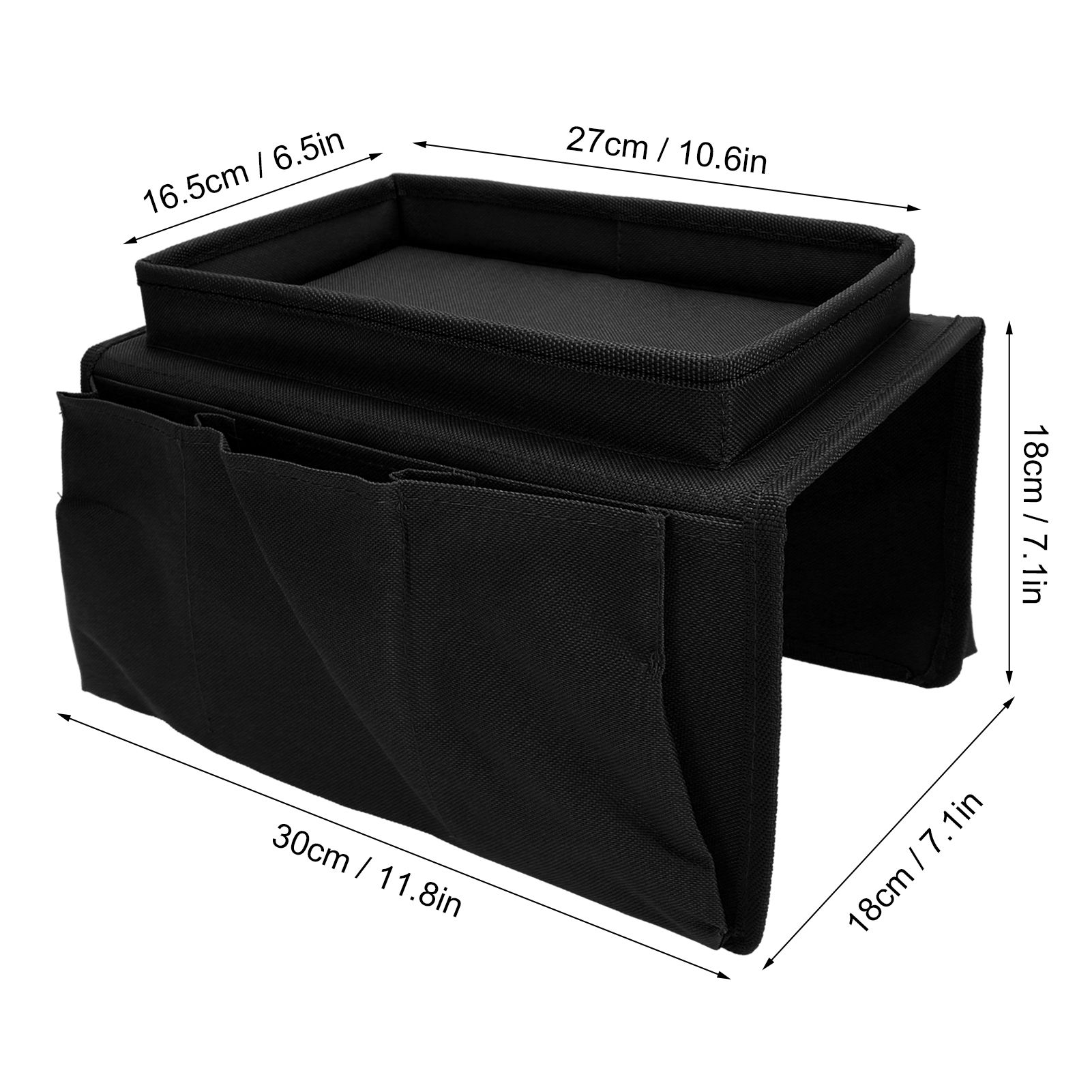 4 Pockets Sofa Armrest TV Remote Control Organizer Armchair Couch Bag with Cup view 11
