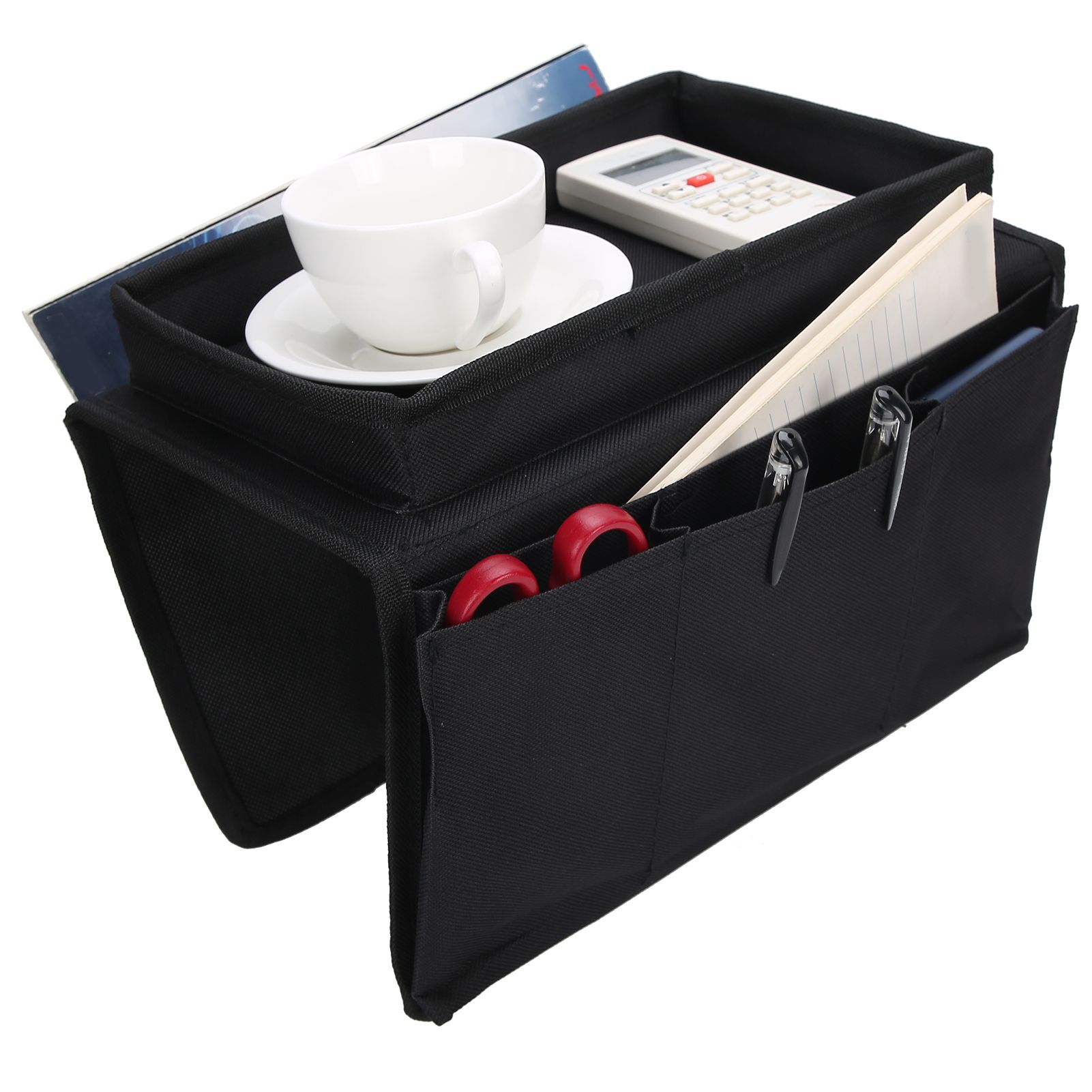 4 Pockets Sofa Armrest TV Remote Control Organizer Armchair Couch Bag with Cup view 15