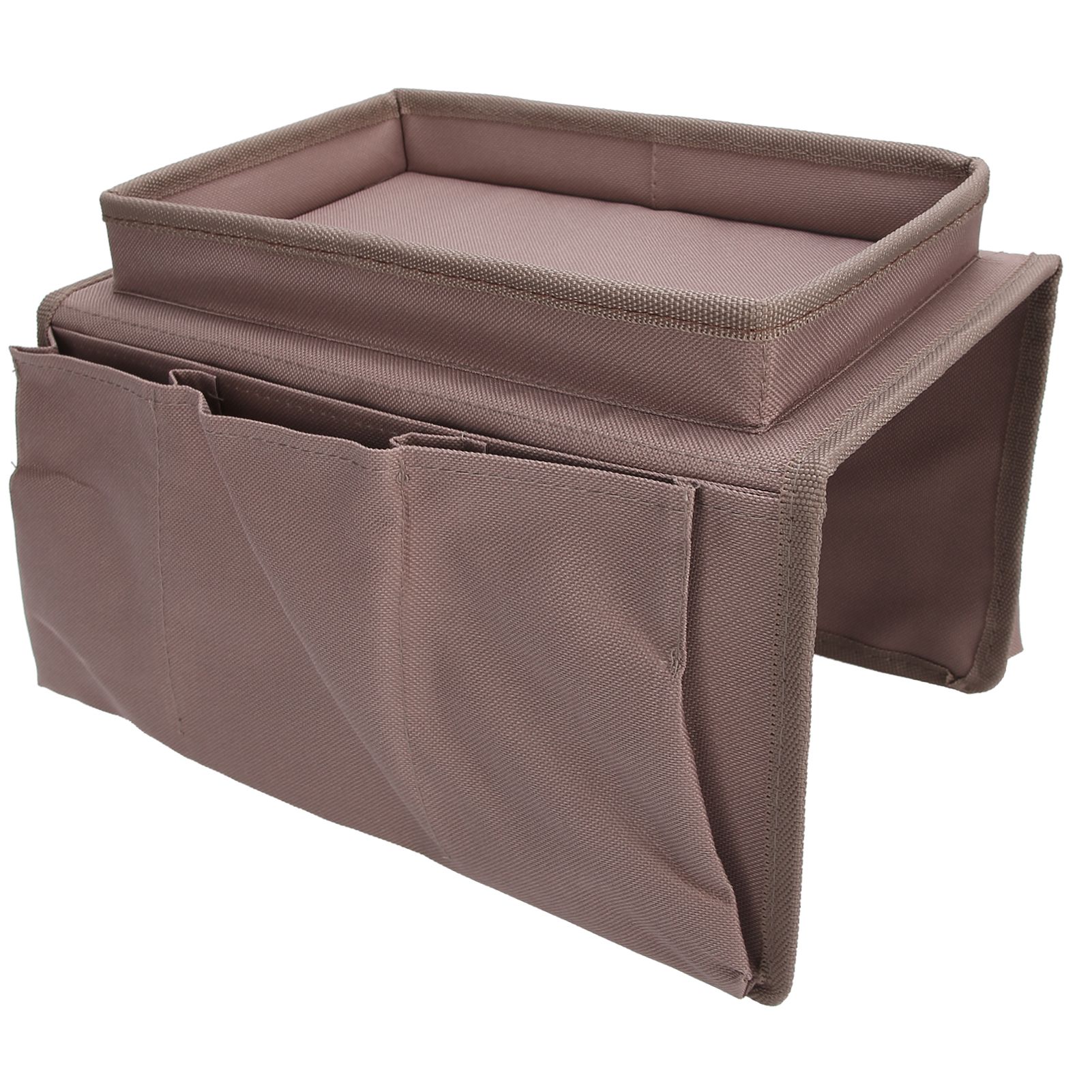 4 Pockets Sofa Armrest TV Remote Control Organizer Armchair Couch Bag with Cup