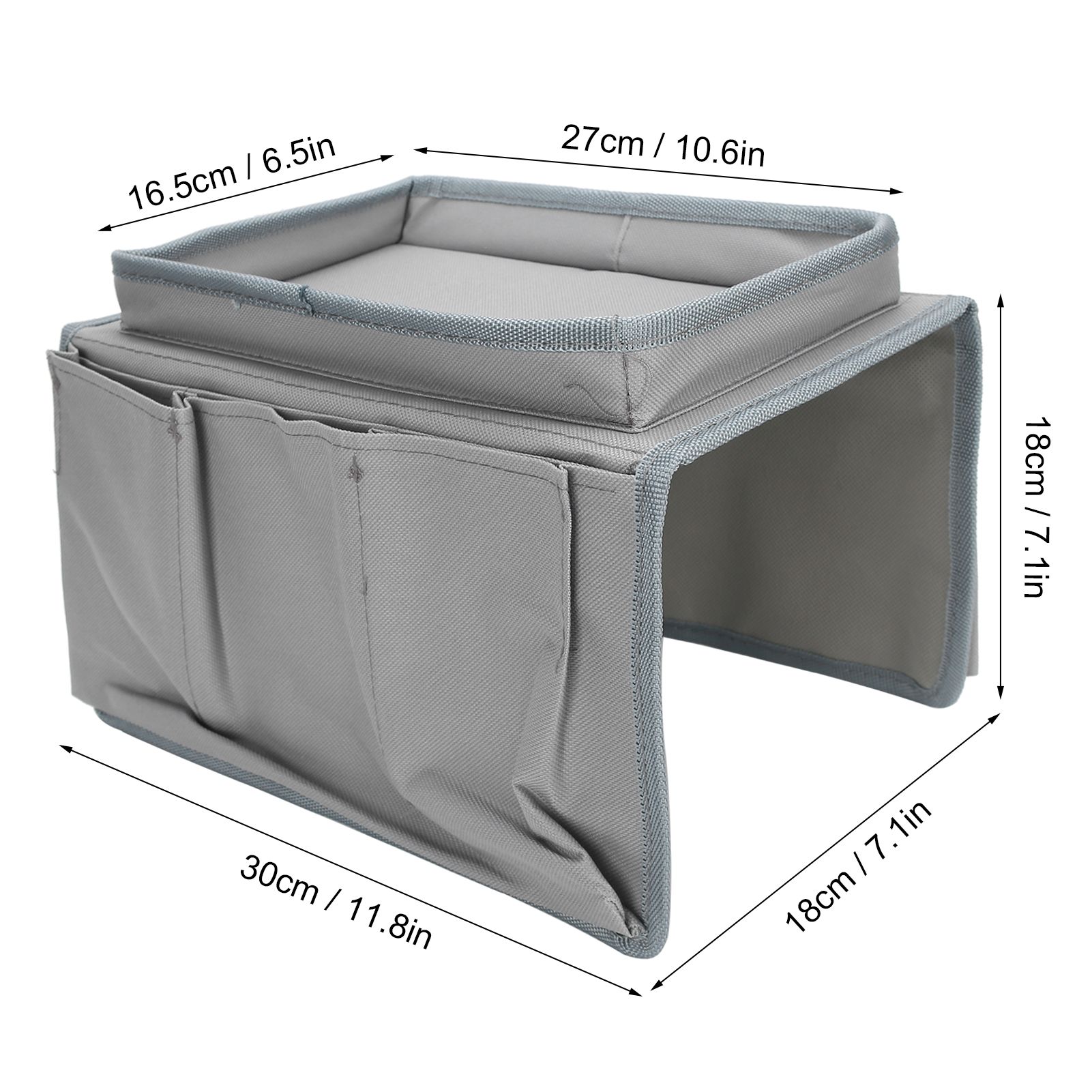 4 Pockets Sofa Armrest TV Remote Control Organizer Armchair Couch Bag with Cup view 11
