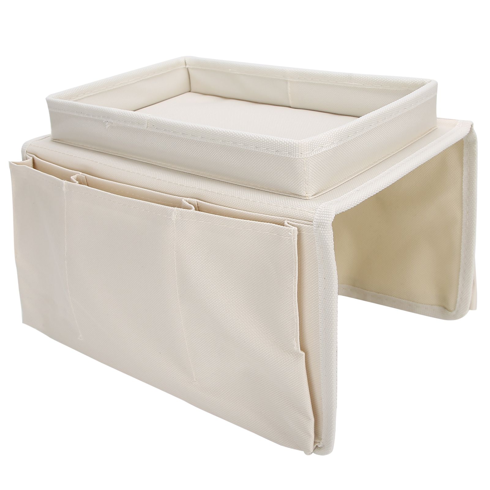 4 Pockets Sofa Armrest TV Remote Control Organizer Armchair Couch Bag with Cup