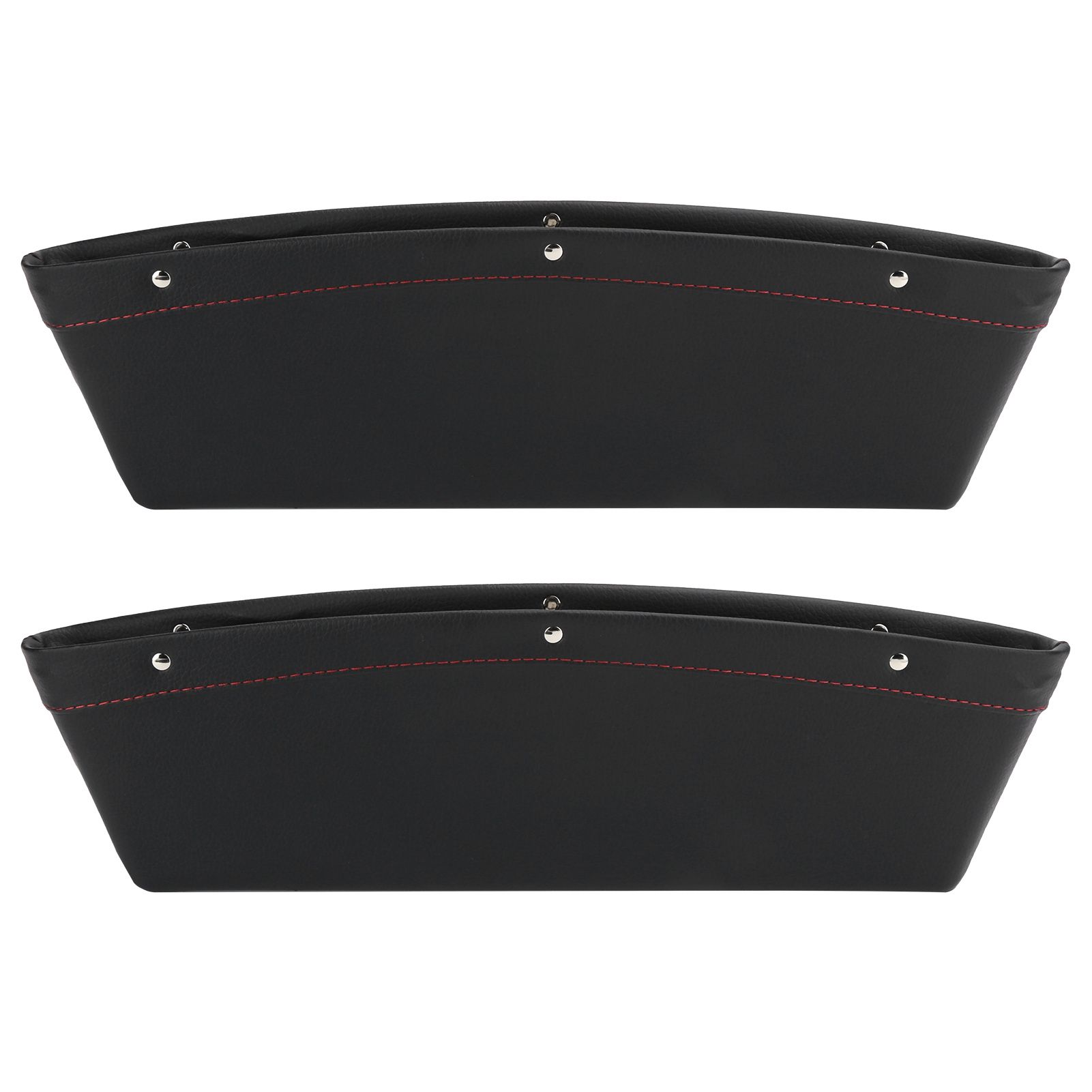 2Pcs Car Seat Slit Organizer Storage Pockets Bag Side Holder for Phone Money — image 1