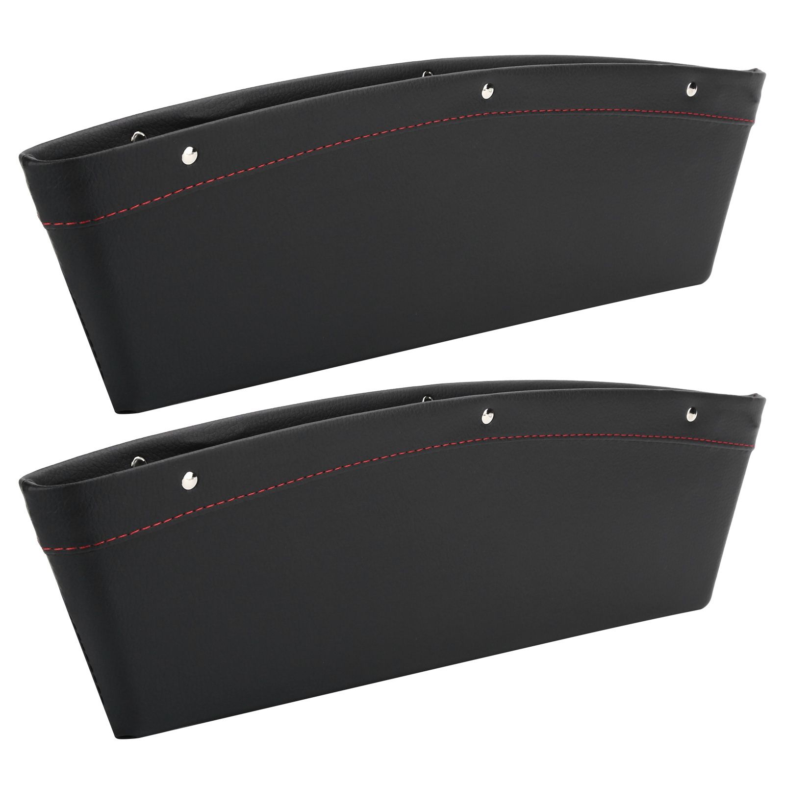 2Pcs Car Seat Slit Organizer Storage Pockets Bag Side Holder for Phone Money view 5