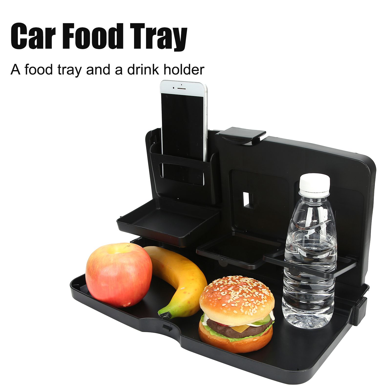 Car Food Tray Multi‑Functional Portable Folding Car Vehicle Seat Food Meal view 15