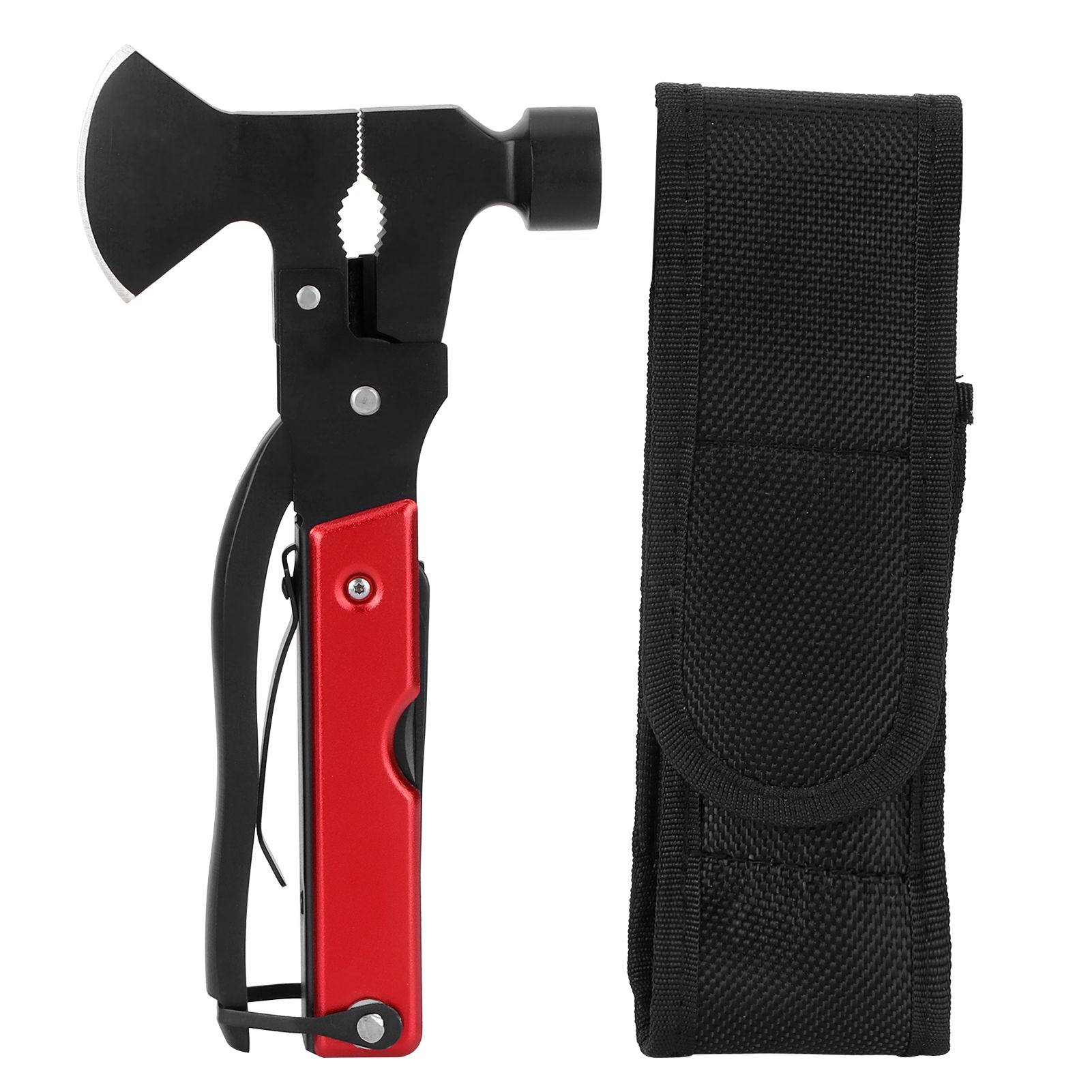 15In1 Axe Hammer MultiFunctional Camping Survival Screwdrivers Pliers Bottle
