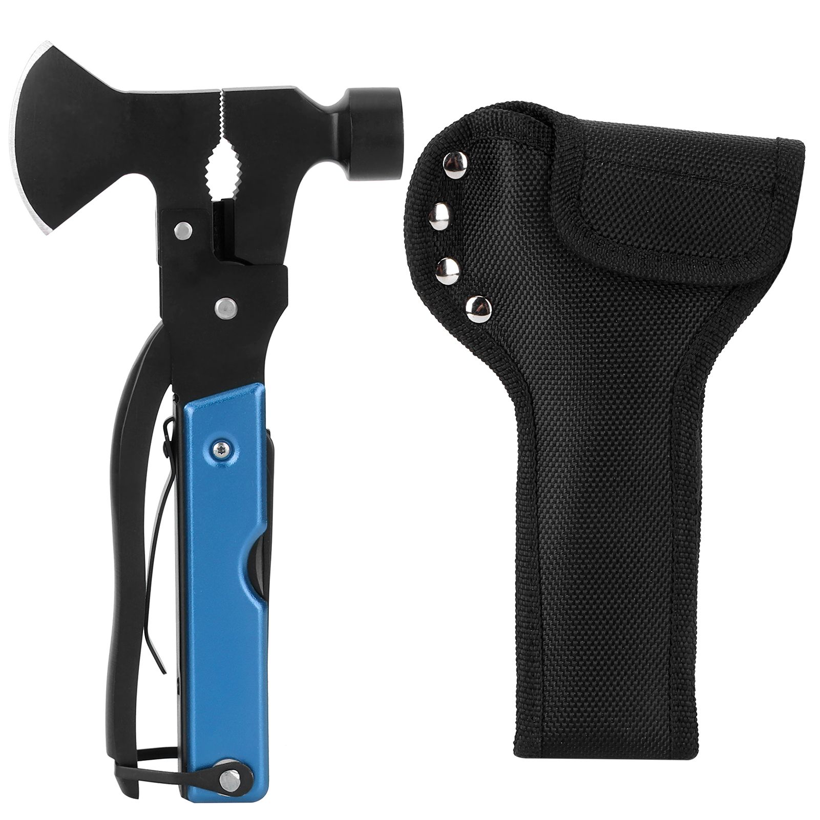15In1 Axe Hammer MultiFunctional Camping Survival Screwdrivers Pliers Bottle