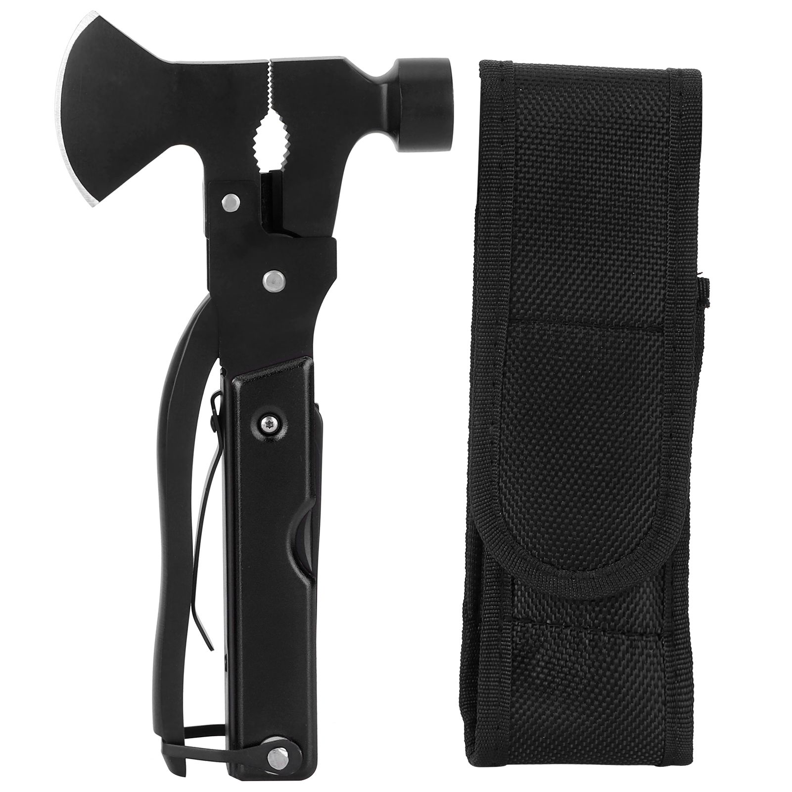 15In1 Axe Hammer MultiFunctional Camping Survival Screwdrivers Pliers Bottle
