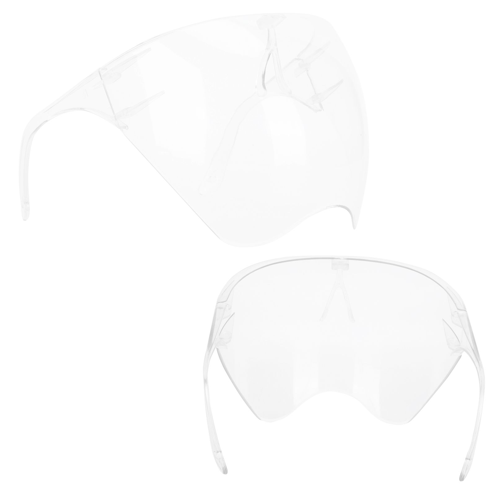 Anti-Fog Transparent Face Shield Full Face Covering Protective Visor for view 5