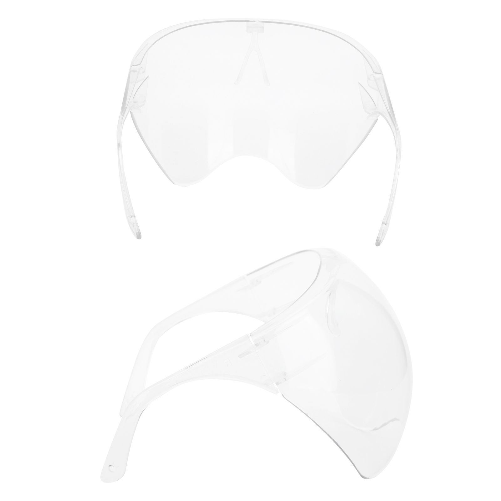Anti-Fog Transparent Face Shield Full Face Covering Protective Visor for view 6