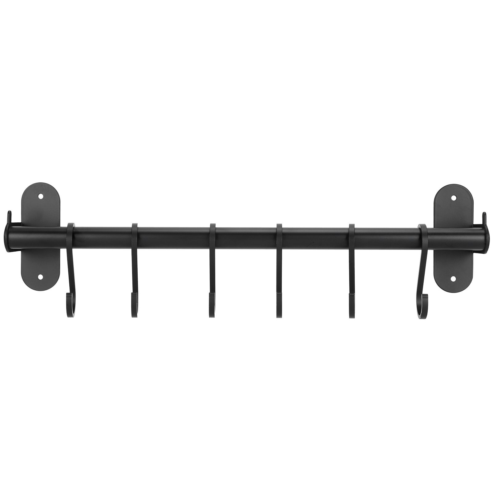 40cm 6 Hooks Pot Lid Hanger Punch WallMounted Storage Holder Kitchen Utensil view 3