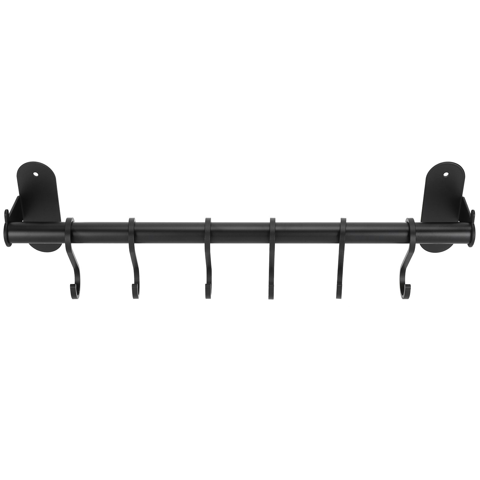 40cm 6 Hooks Pot Lid Hanger Punch WallMounted Storage Holder Kitchen Utensil view 4