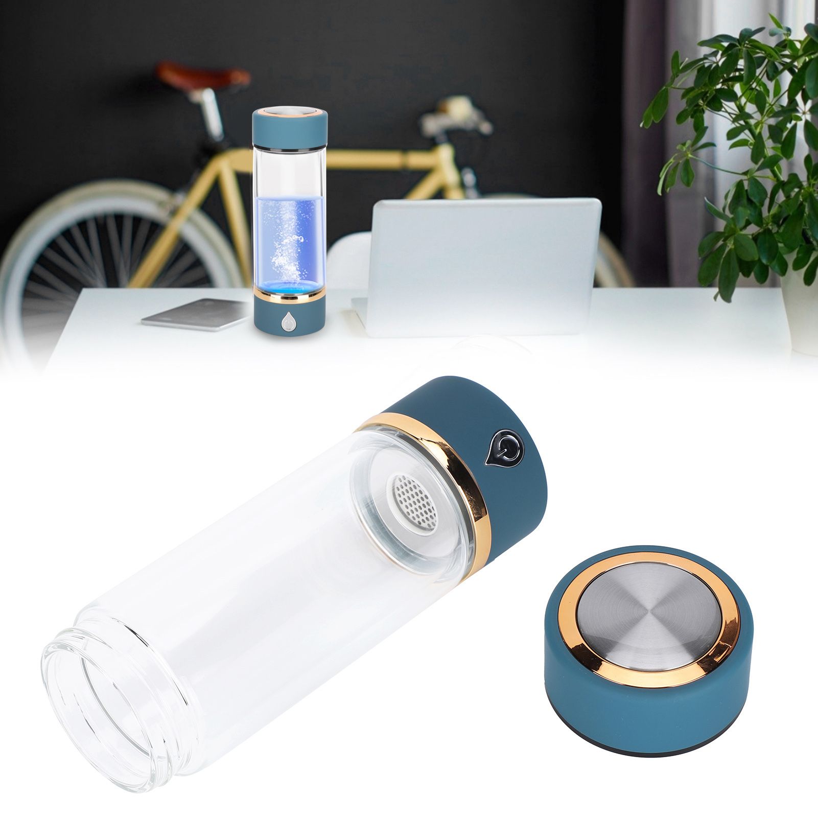 Hydrogen Water Bottle Generator USB Portable Hydrogen Water Maker Machine view 10