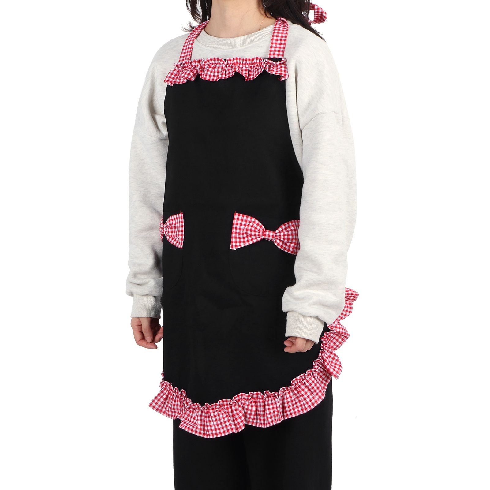 Bowknot Apron Multifunctional Cooking Oil‑Proof Waterproof Antifouling Apron view 7