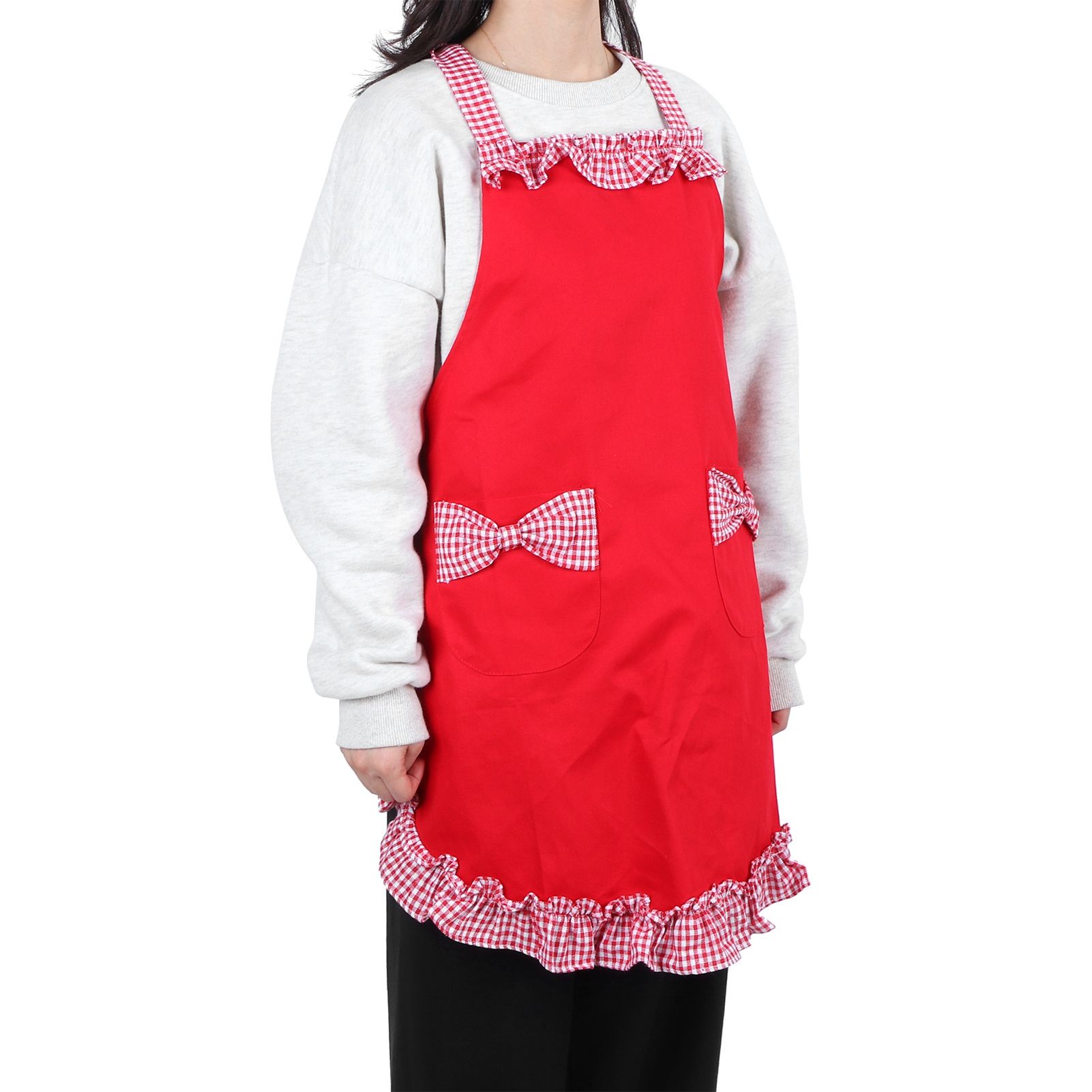 Bowknot Apron Multifunctional Cooking Oil‑Proof Waterproof Antifouling Apron view 5