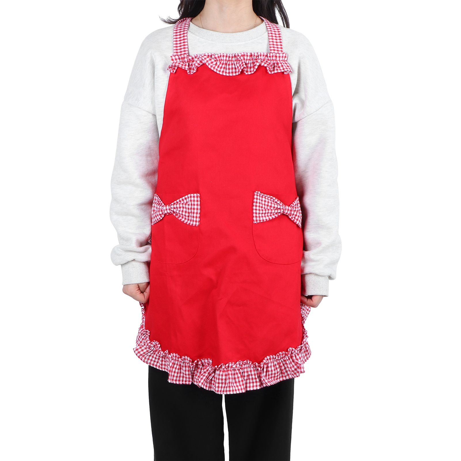 Bowknot Apron Multifunctional Cooking Oil‑Proof Waterproof Antifouling Apron view 7