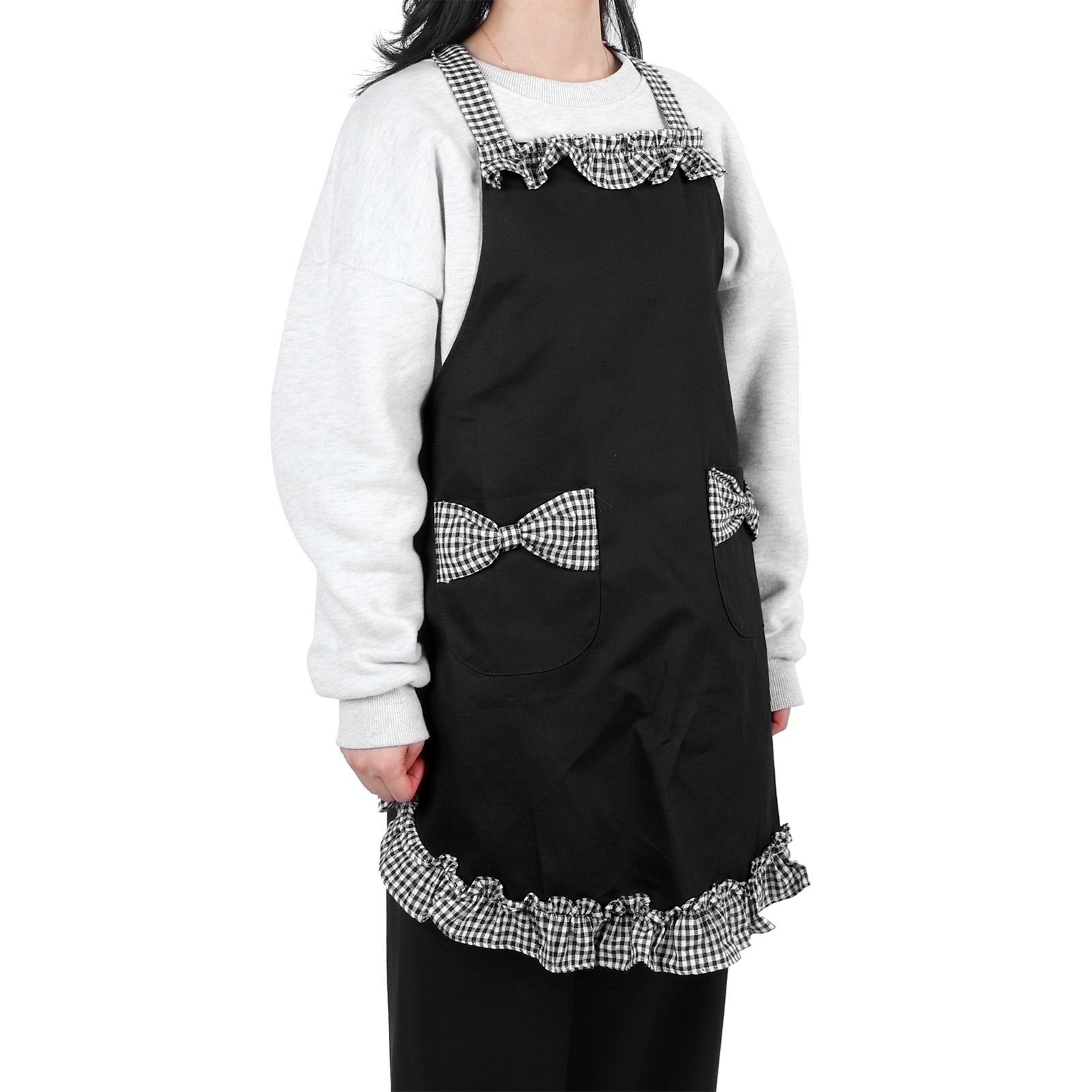 Bowknot Apron Multifunctional Cooking Oil‑Proof Waterproof Antifouling Apron view 5
