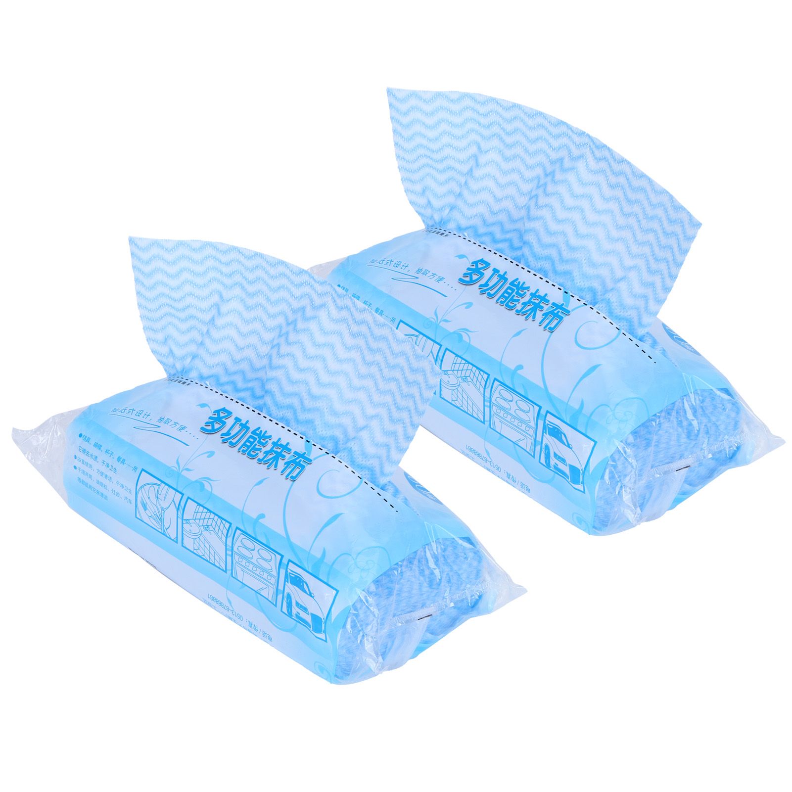 2Packs Disposable NonWoven Rag Washing Dish Towel Kitchen Cleaning Cloth view 2