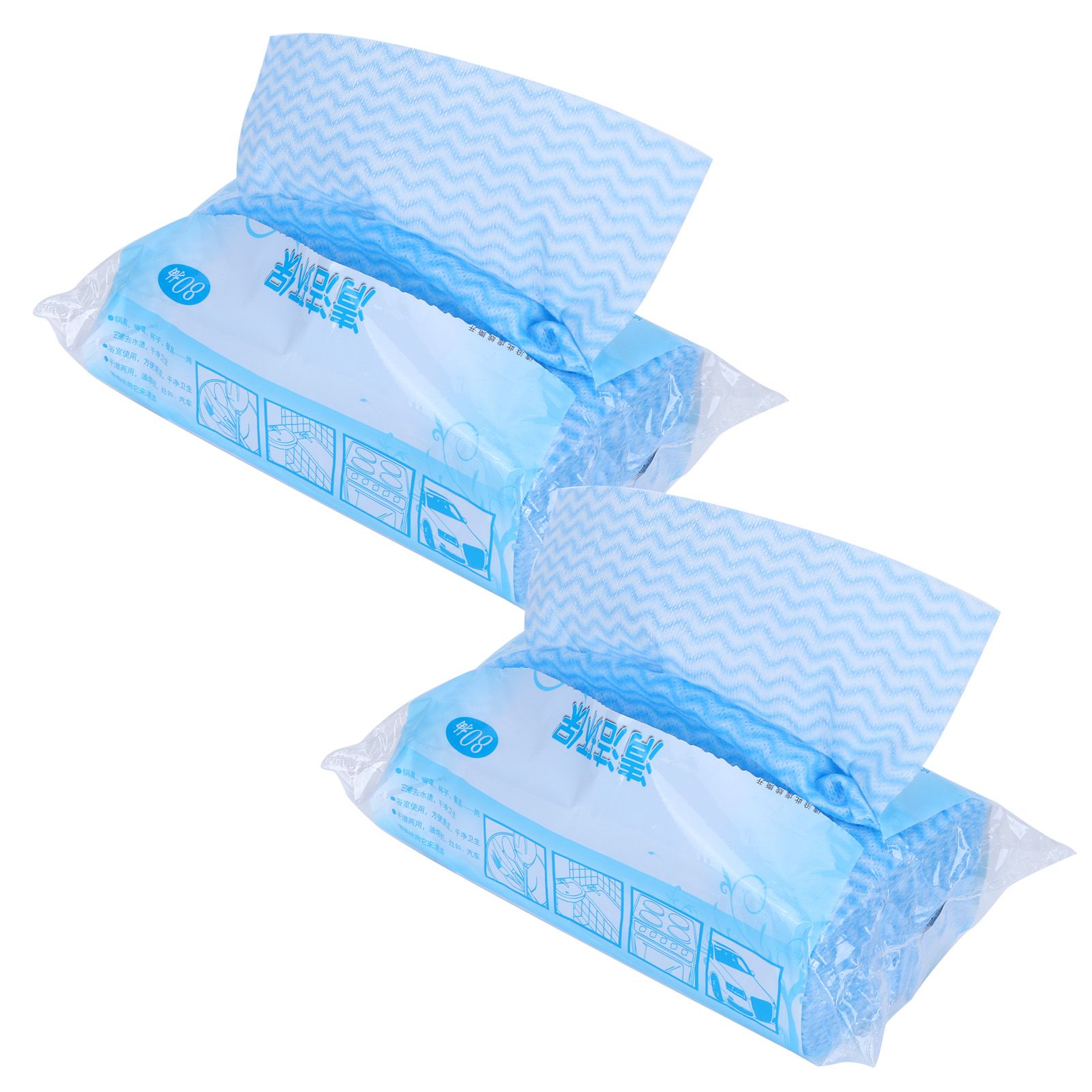 2Packs Disposable NonWoven Rag Washing Dish Towel Kitchen Cleaning Cloth view 4