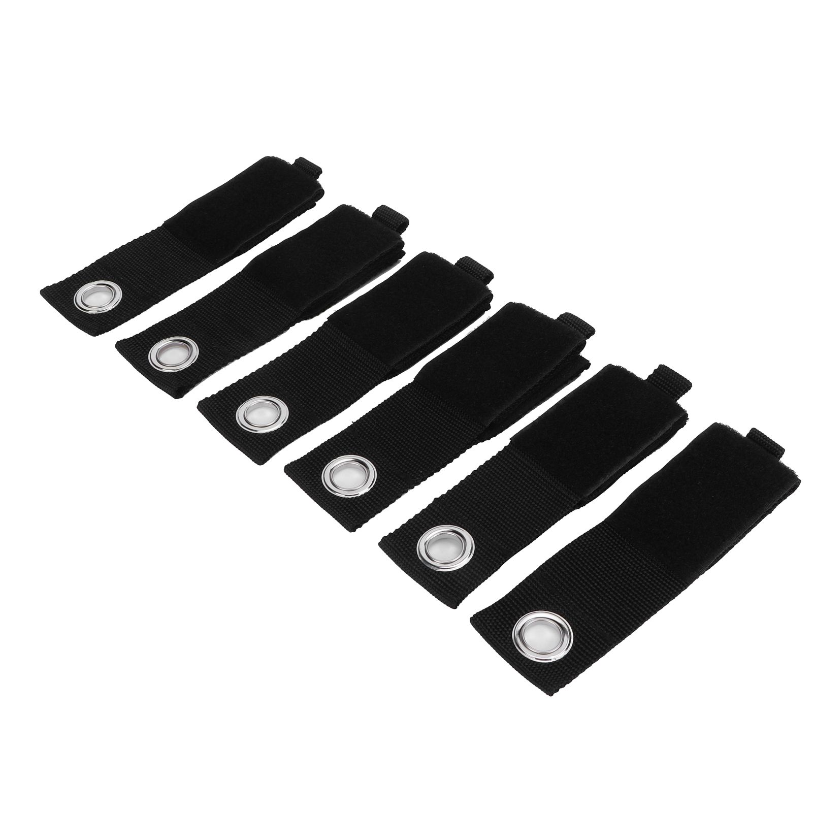 12PCS Heavy Duty Cable Storage Straps Extension Cord Holder Hook Loop view 5