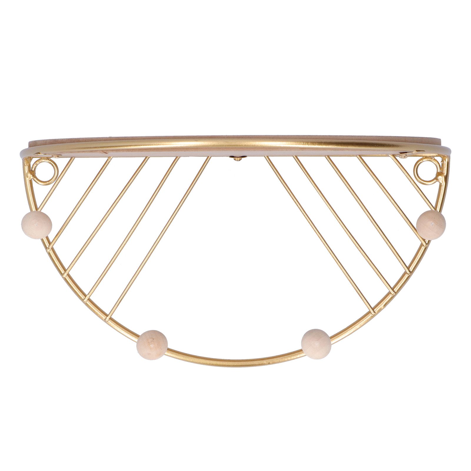 Display Shelf Storage Rack with Clothes Hanger Hook for Home Living Room view 4