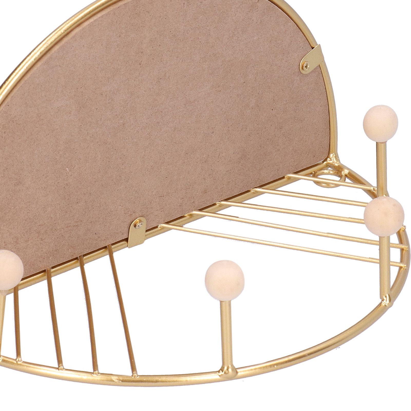 Display Shelf Storage Rack with Clothes Hanger Hook for Home Living Room view 12