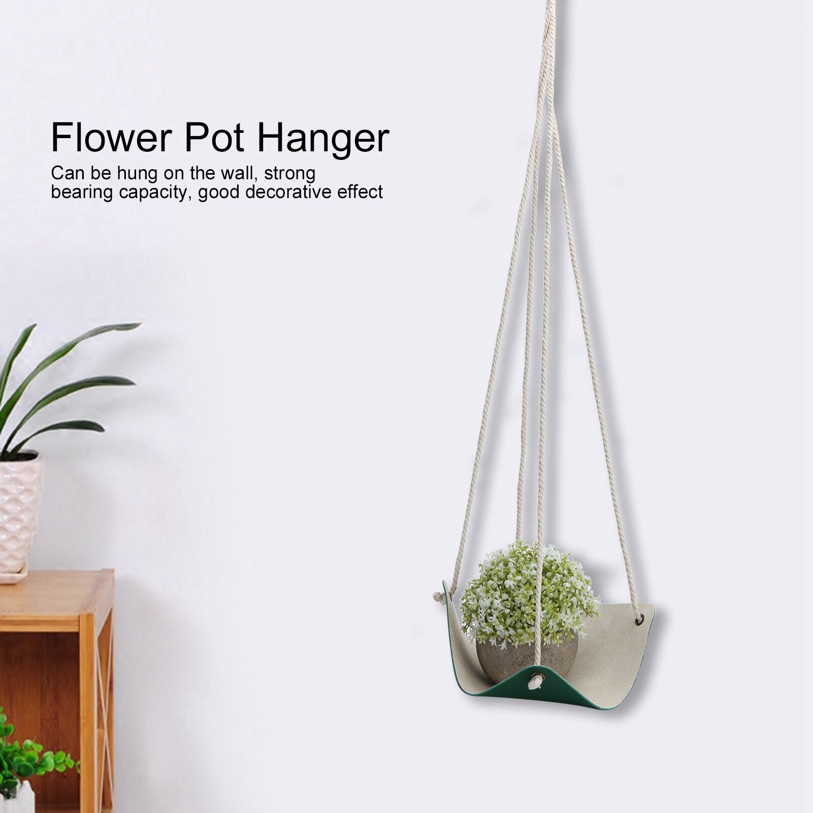 Plant Hanger Indoor Wall Hanging Flower Pot Holder Garden Courtyard Wall view 14