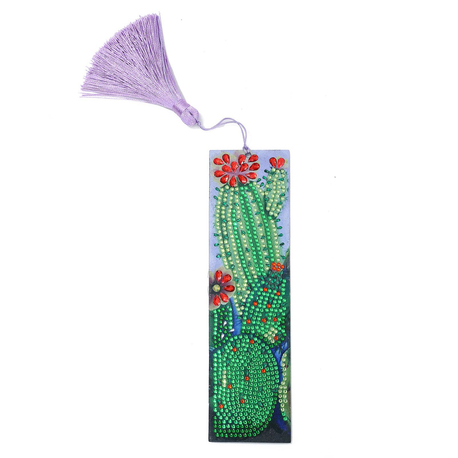 DIY Diamonds Painting Bookmarks Tassel Bookmark for Home Office School DIY view 9