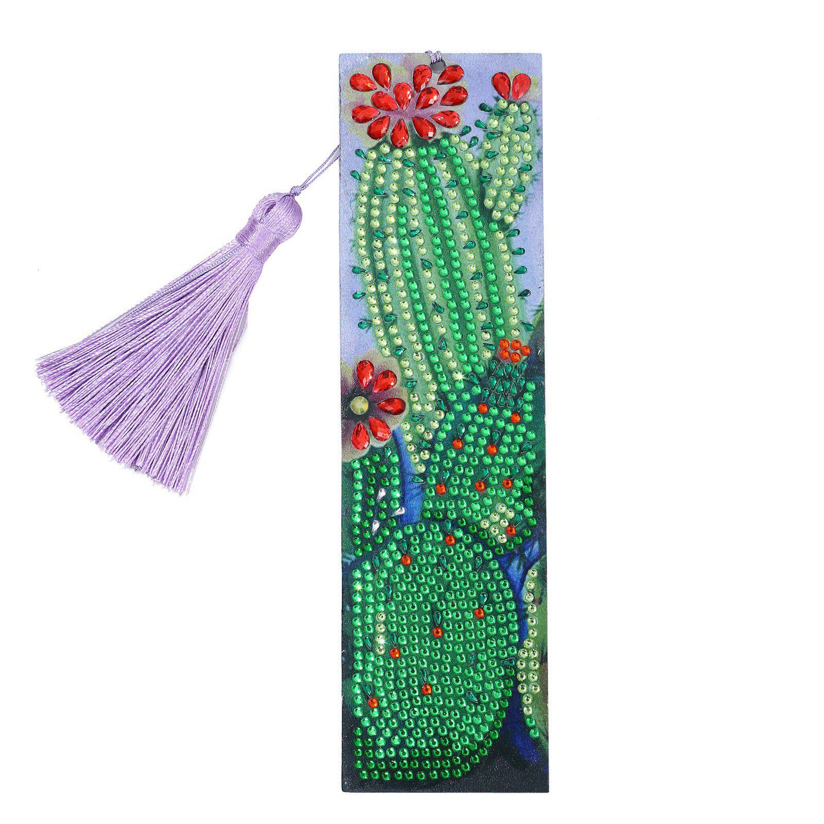 DIY Diamonds Painting Bookmarks Tassel Bookmark for Home Office School DIY view 10
