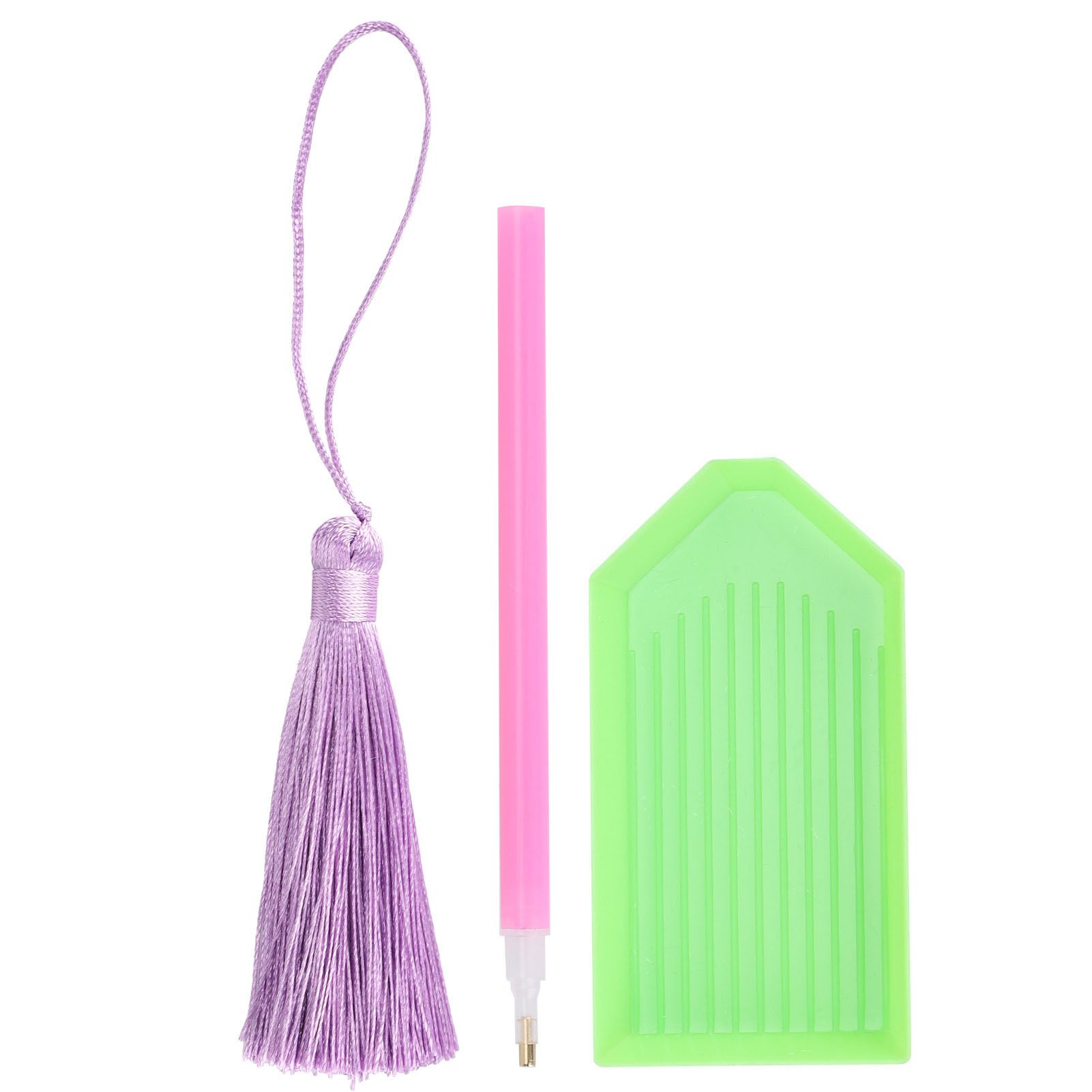 DIY Diamonds Painting Bookmarks Tassel Bookmark for Home Office School DIY view 12