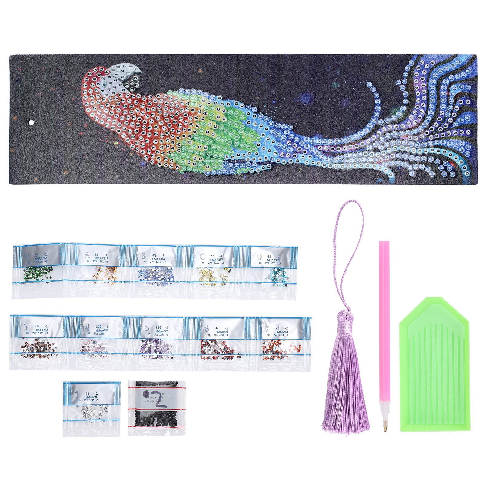 DIY Diamonds Painting Bookmarks Tassel Bookmark for Home Office School DIY — image 1