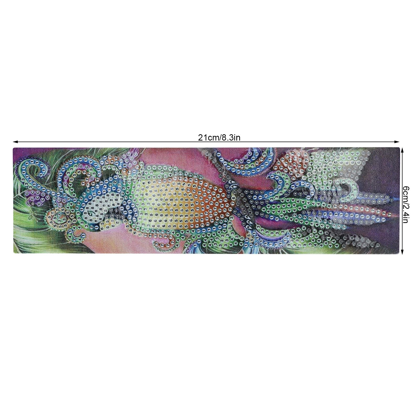 Diamonds Painting Bookmarks with Tassel Pendant Bookmark Art Craft for DIY view 14