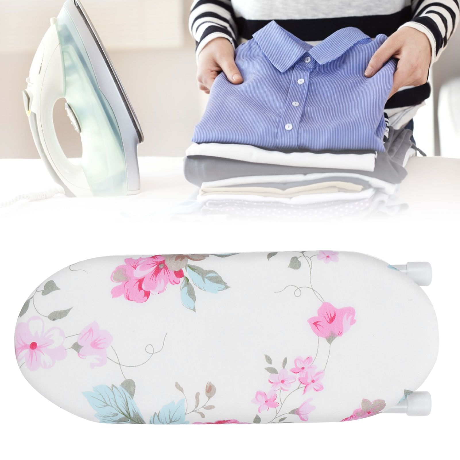 Mini Ironing Board Foldable Sleeve Cuffs Collars Ironing Table for Home Travel view 10