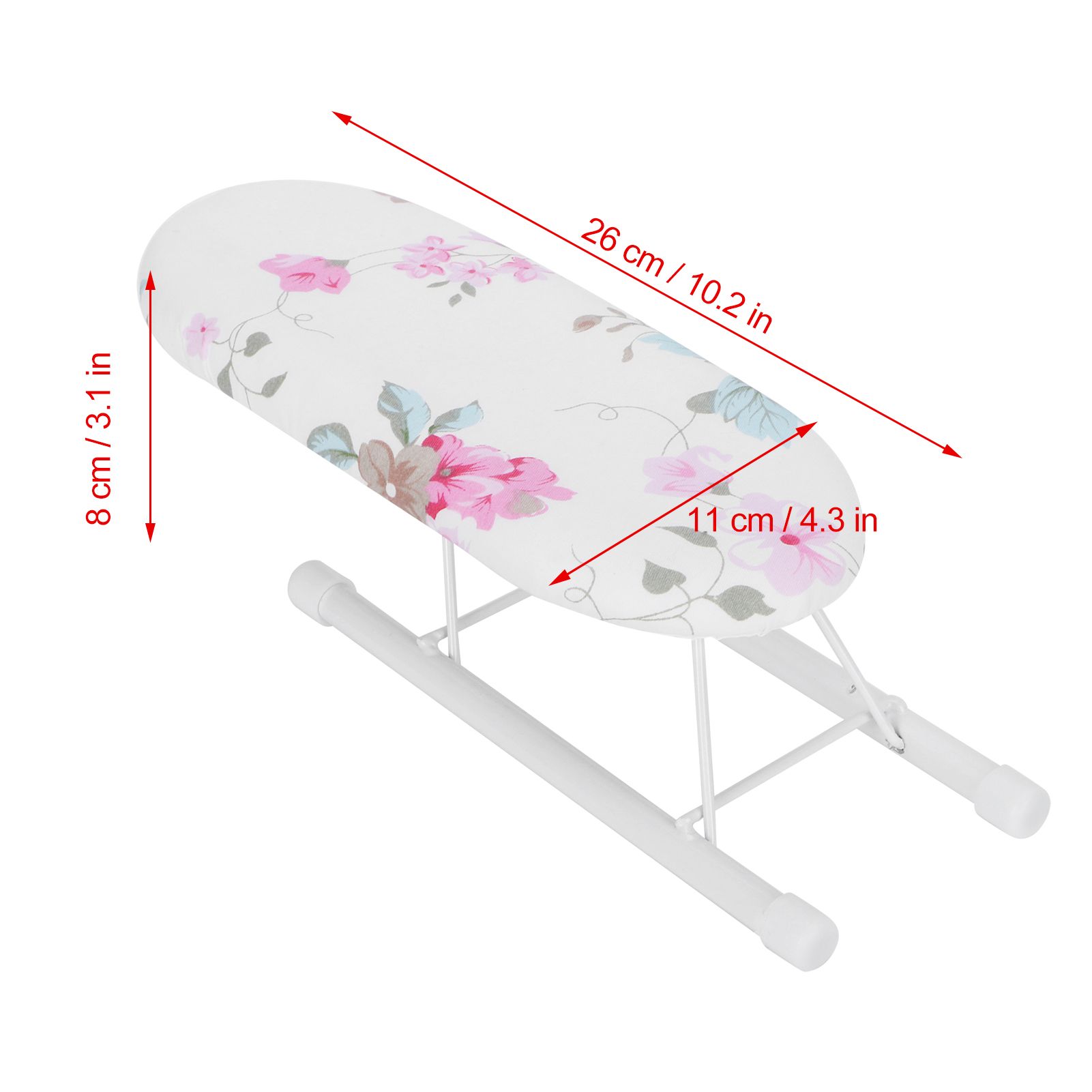 Mini Ironing Board Foldable Sleeve Cuffs Collars Ironing Table for Home Travel view 14