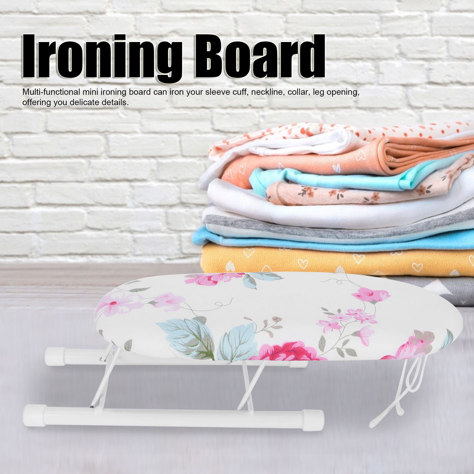 Mini Ironing Board Foldable Sleeve Cuffs Collars Ironing Table for Home Travel view 15