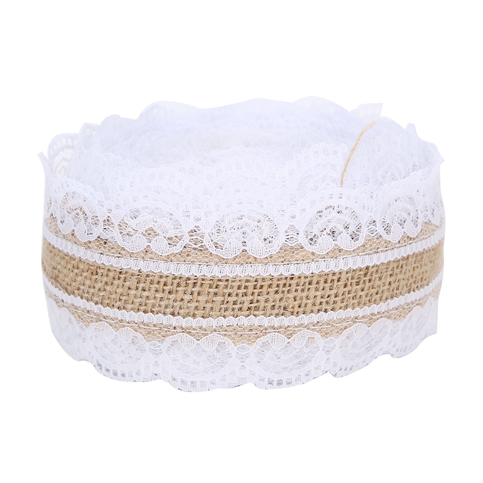 10m DIY Jute Lace Roll Wedding Birthday Party Decoration Crafts Clothing