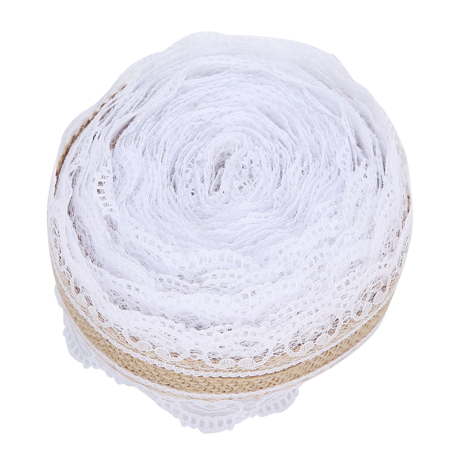 10m DIY Jute Lace Roll Wedding Birthday Party Decoration Crafts Clothing view 2