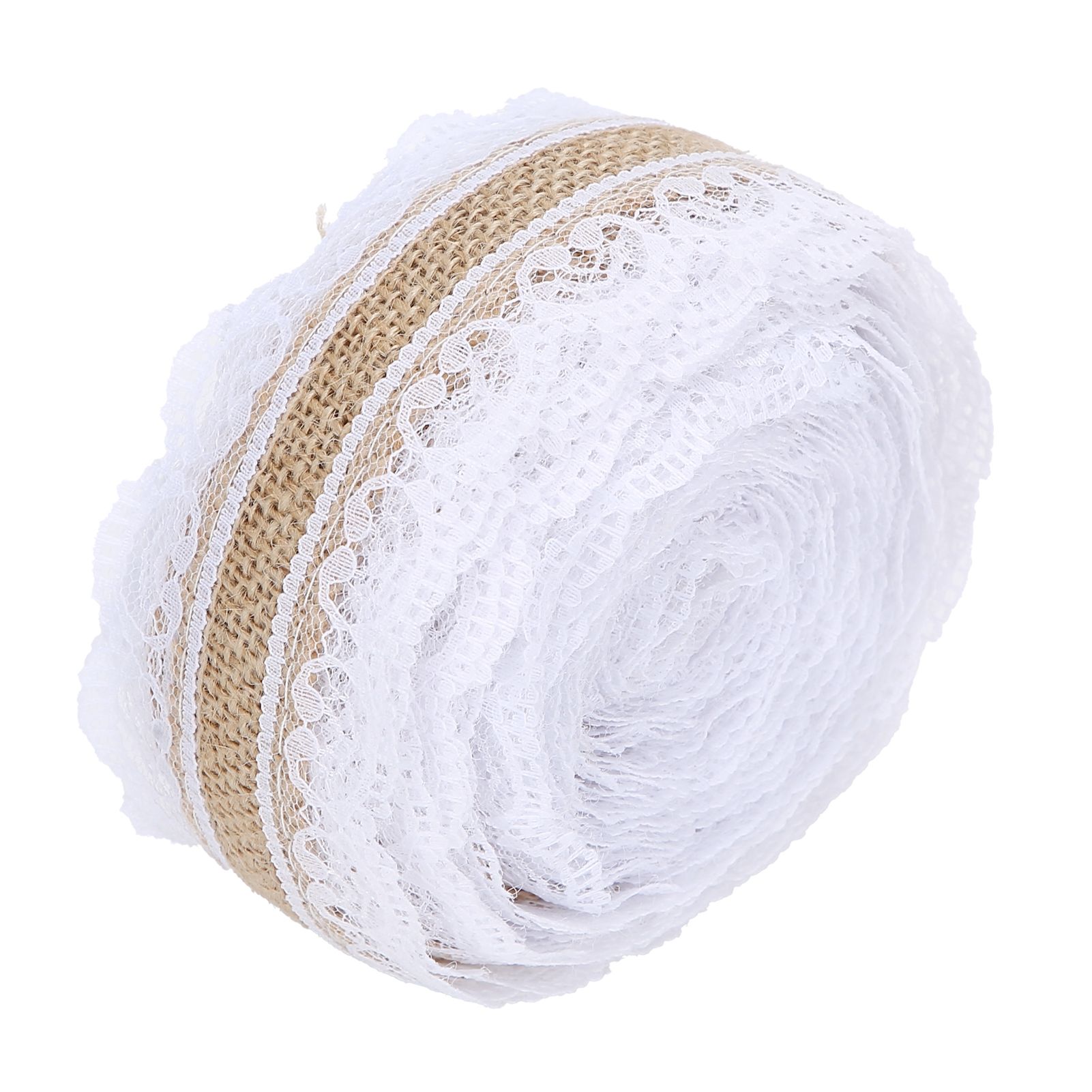 10m DIY Jute Lace Roll Wedding Birthday Party Decoration Crafts Clothing view 3