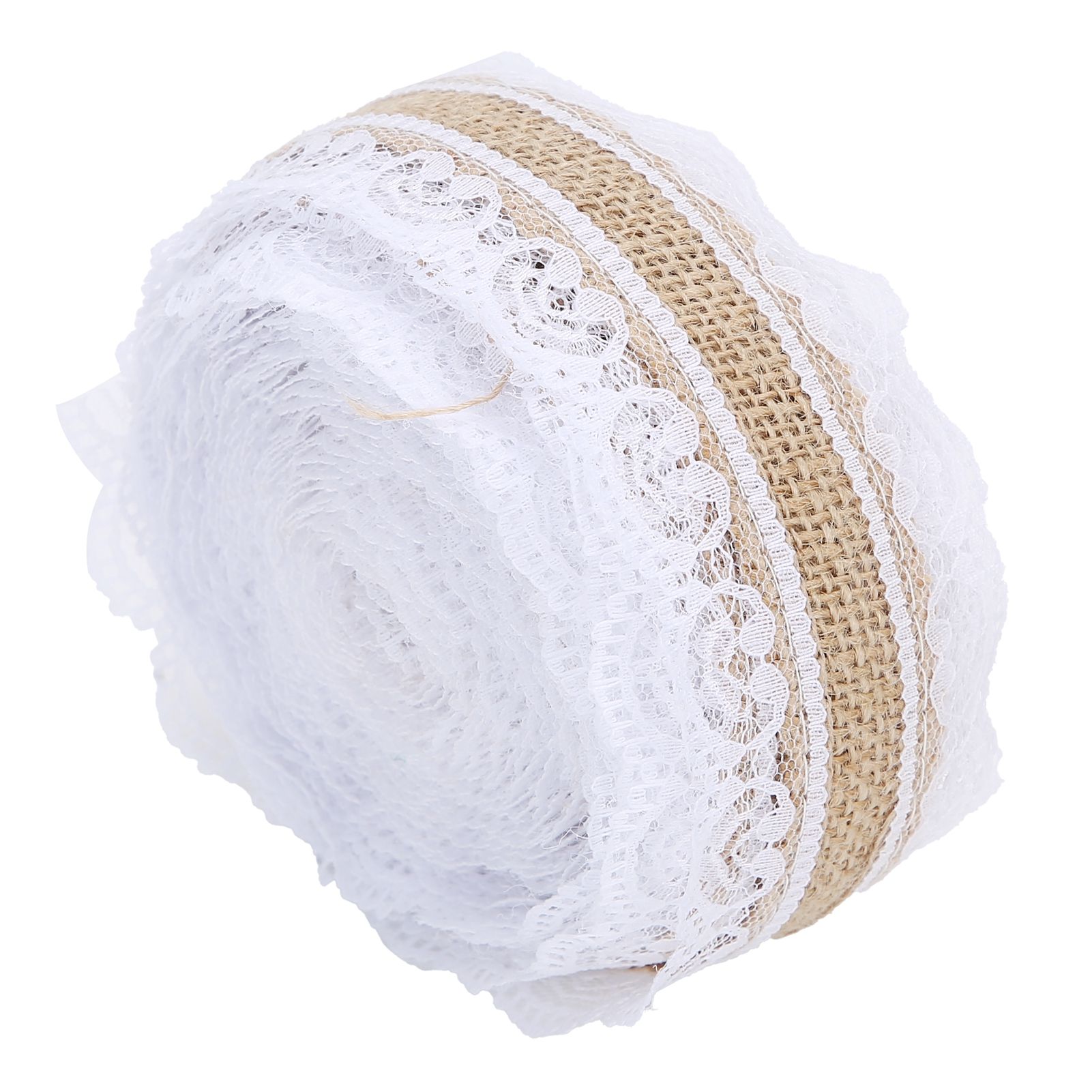 10m DIY Jute Lace Roll Wedding Birthday Party Decoration Crafts Clothing view 4