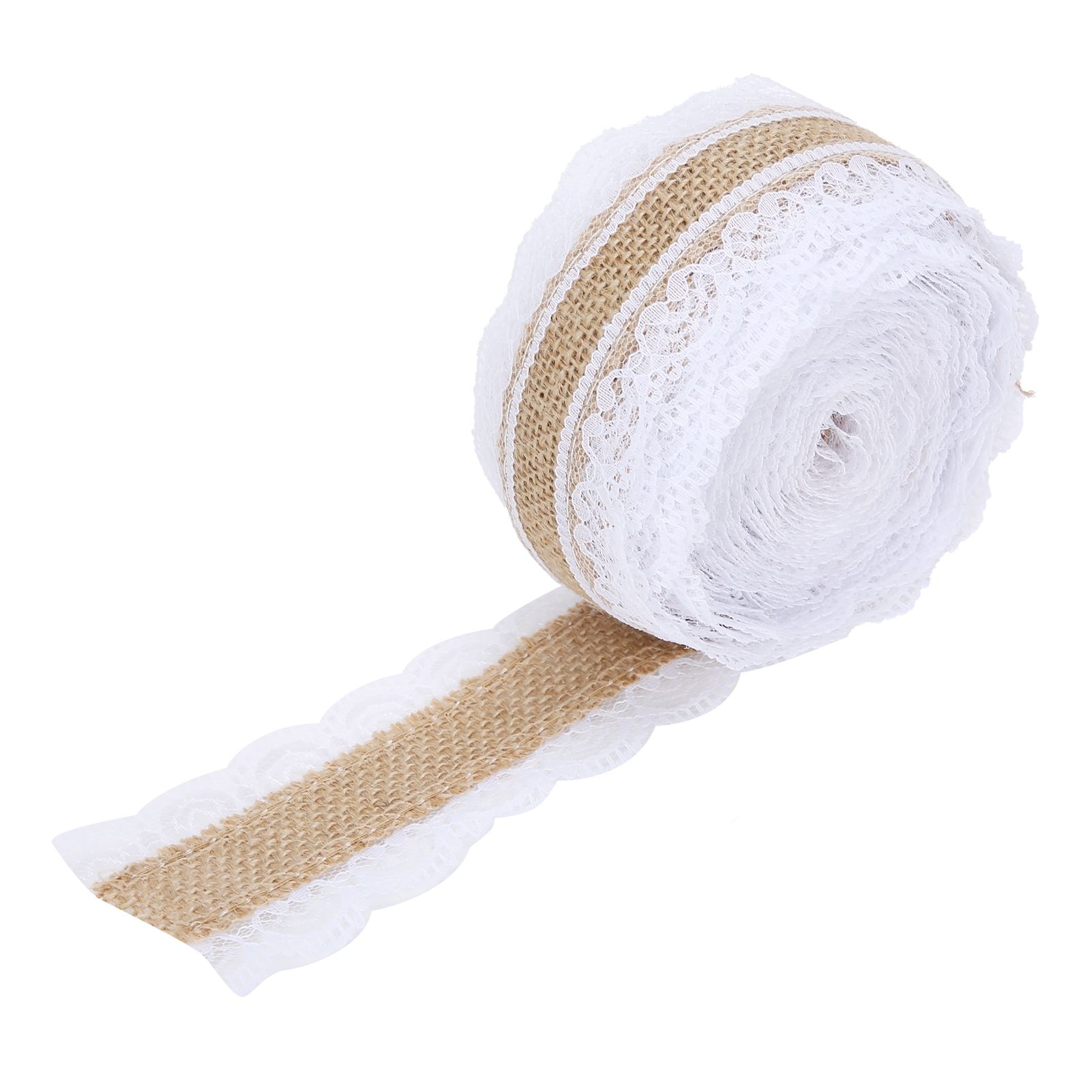 10m DIY Jute Lace Roll Wedding Birthday Party Decoration Crafts Clothing view 6