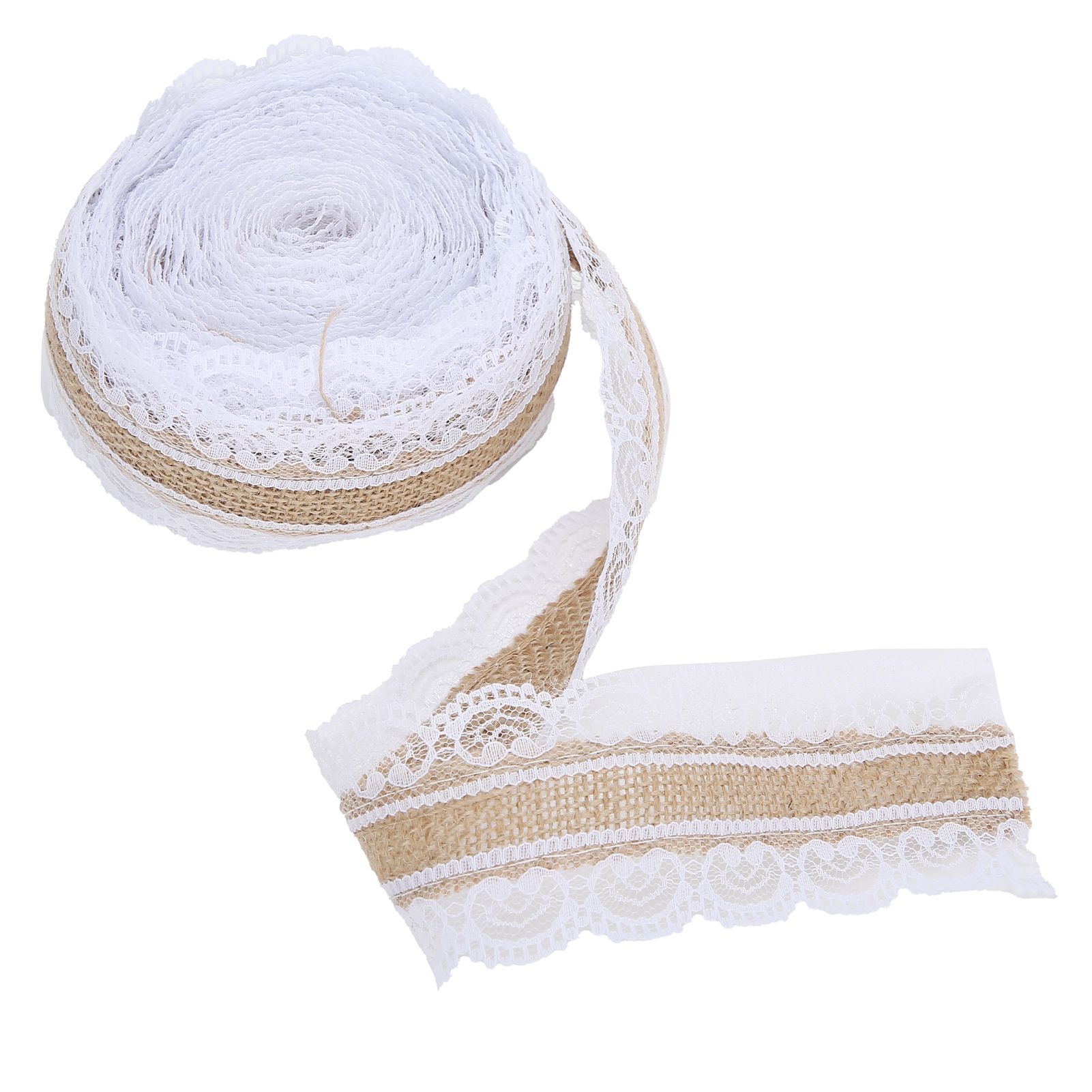 10m DIY Jute Lace Roll Wedding Birthday Party Decoration Crafts Clothing view 7