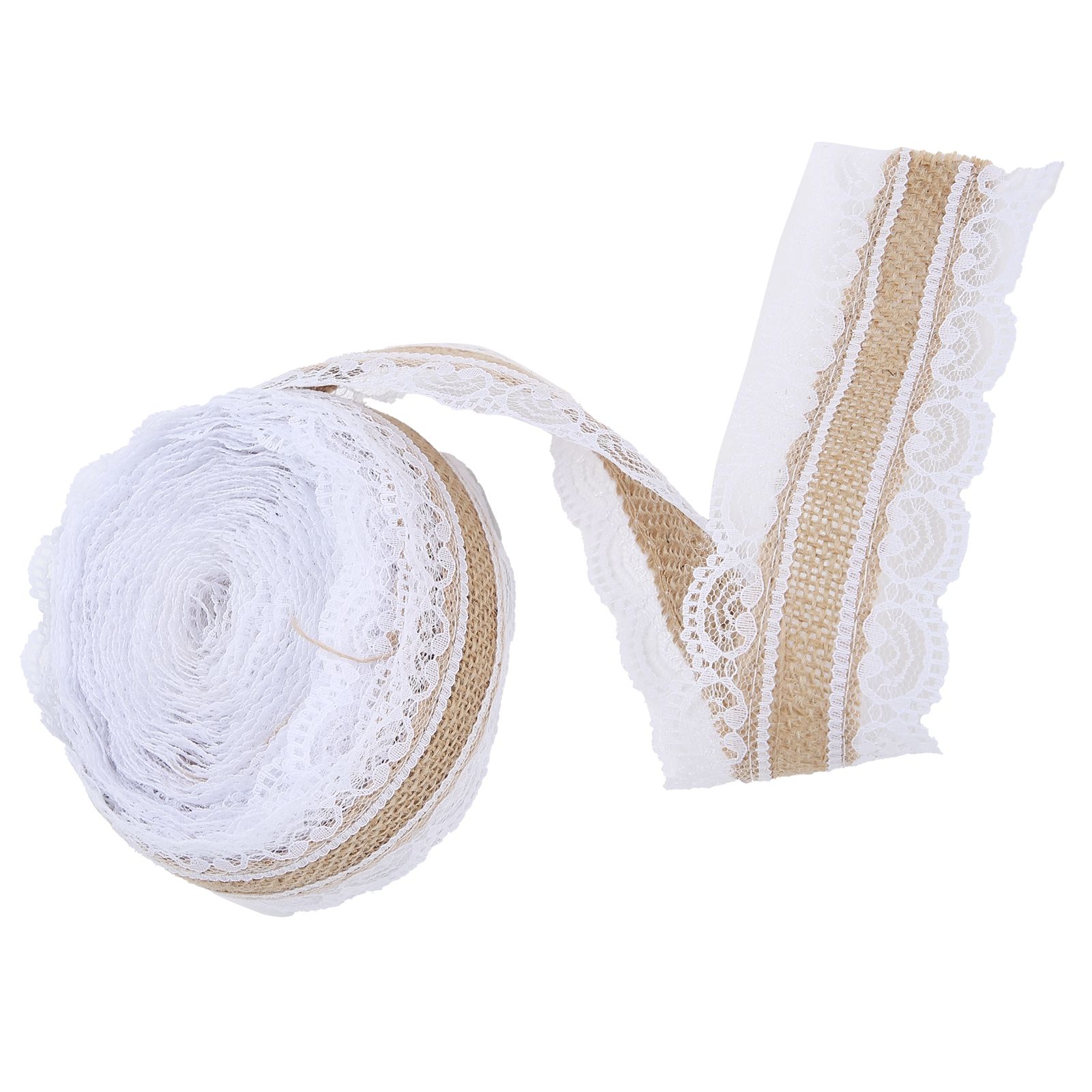10m DIY Jute Lace Roll Wedding Birthday Party Decoration Crafts Clothing view 8