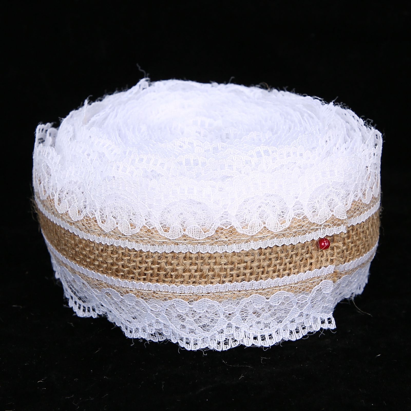 10m DIY Jute Lace Roll Wedding Birthday Party Decoration Crafts Clothing view 14