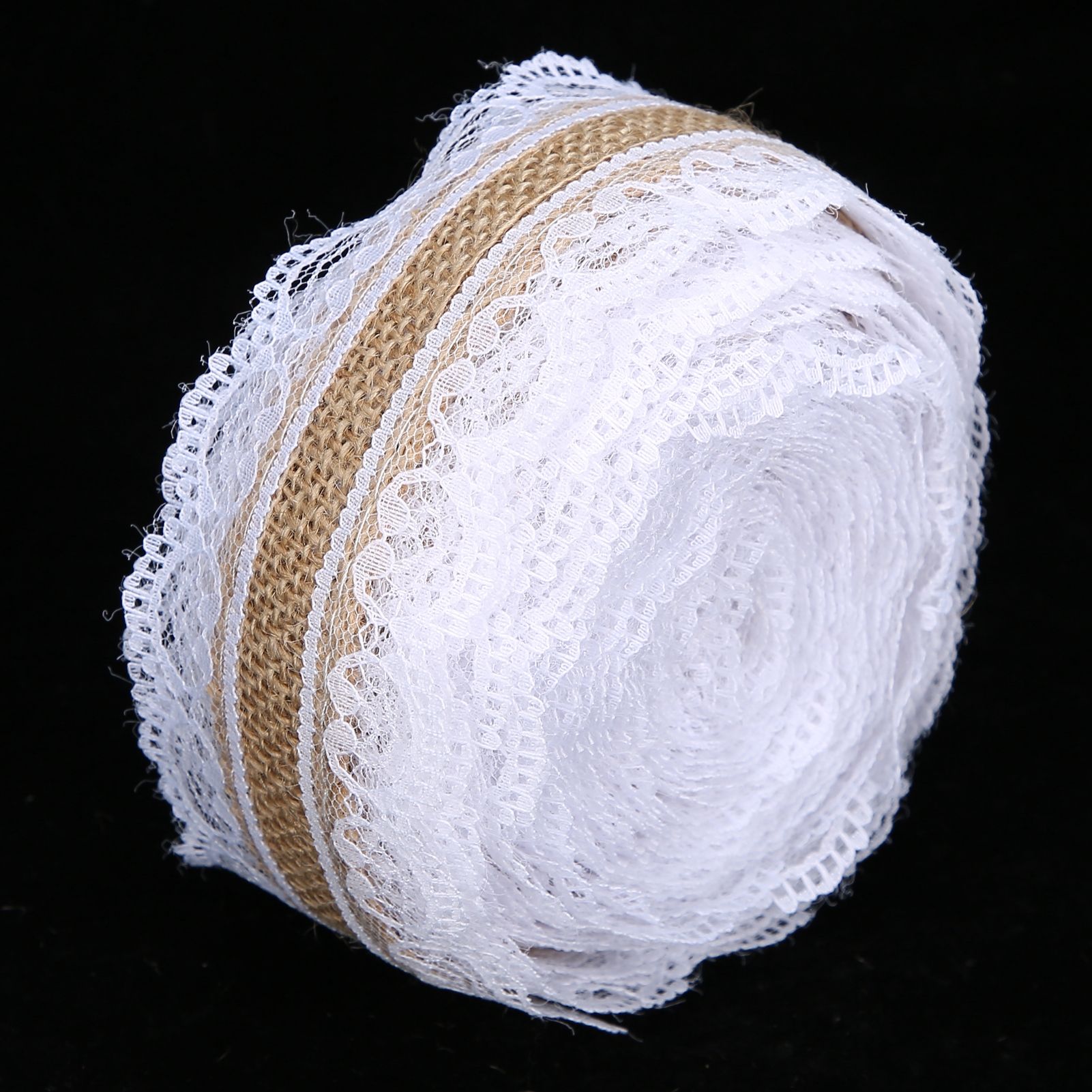 10m DIY Jute Lace Roll Wedding Birthday Party Decoration Crafts Clothing view 15