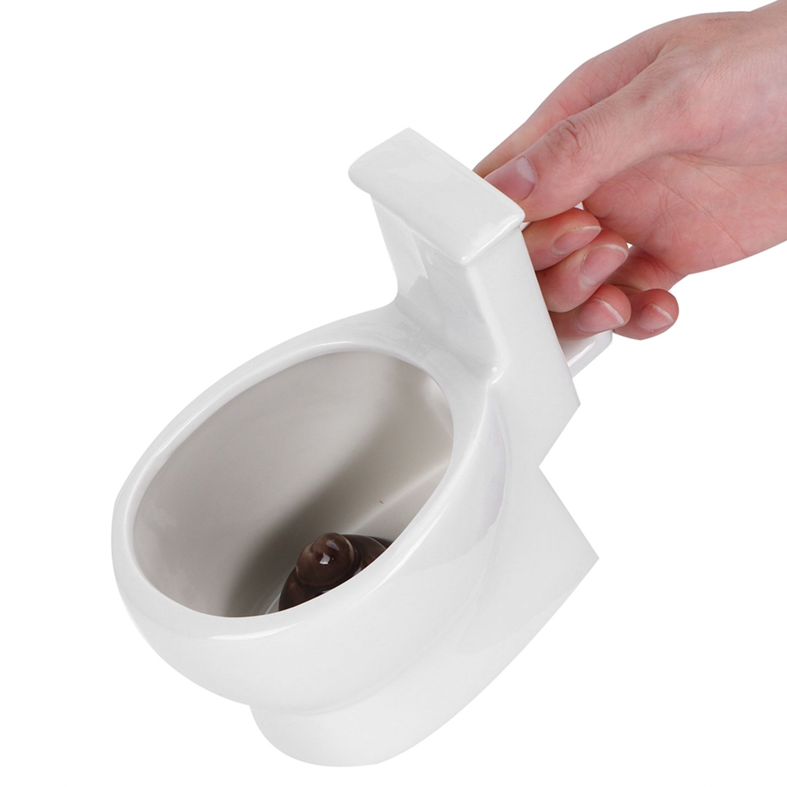 301‑400ml Ceramic Toilet Mug Funny Coffee Cup with Handle Personalized Gift view 8
