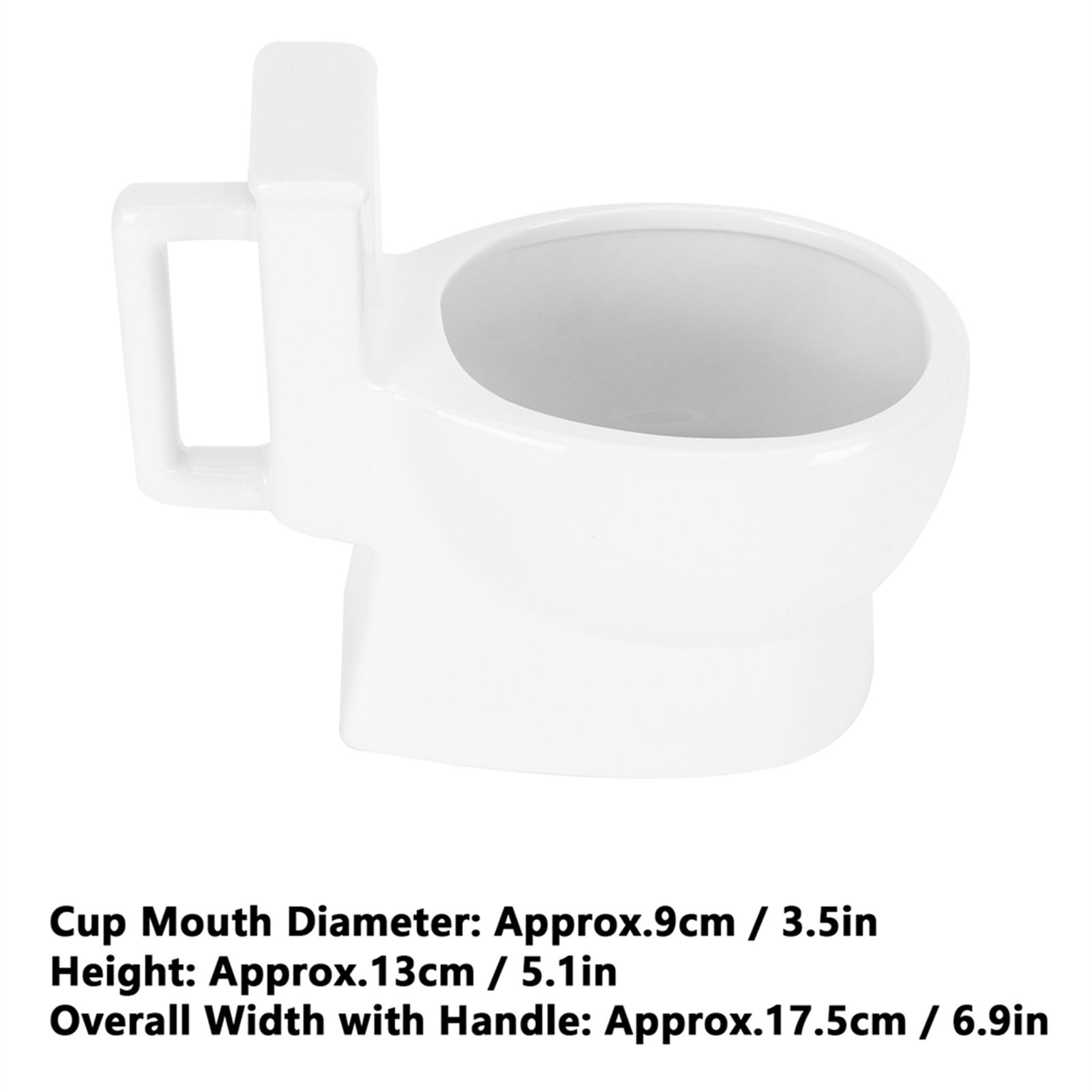 301‑400ml Ceramic Toilet Mug Funny Coffee Cup with Handle Personalized Gift view 14